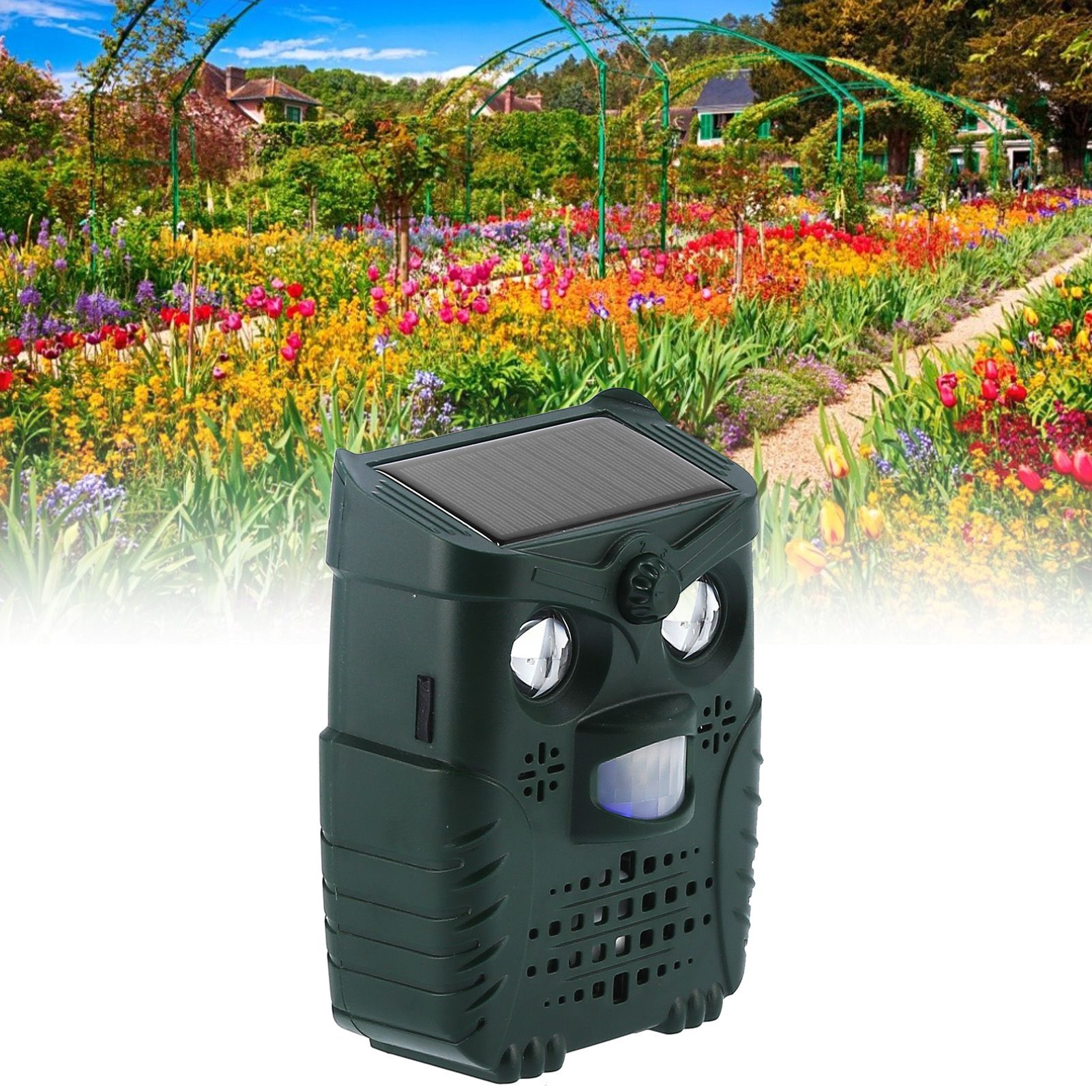 4‑Gears Solar Animal Repeller Ultrasonic Waterproof Mouse Repellent for Garden view 12