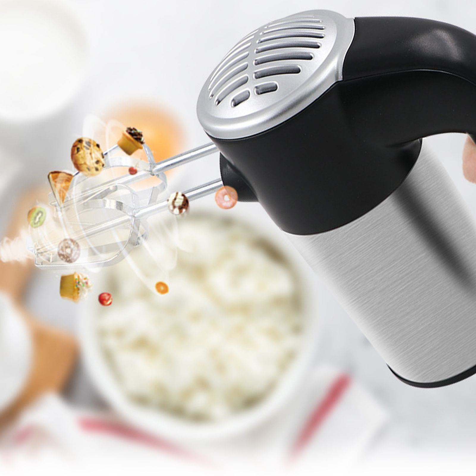 Mini Blender 150W Electric 5 Speeds Adjustable Household Handheld Egg Beater view 11