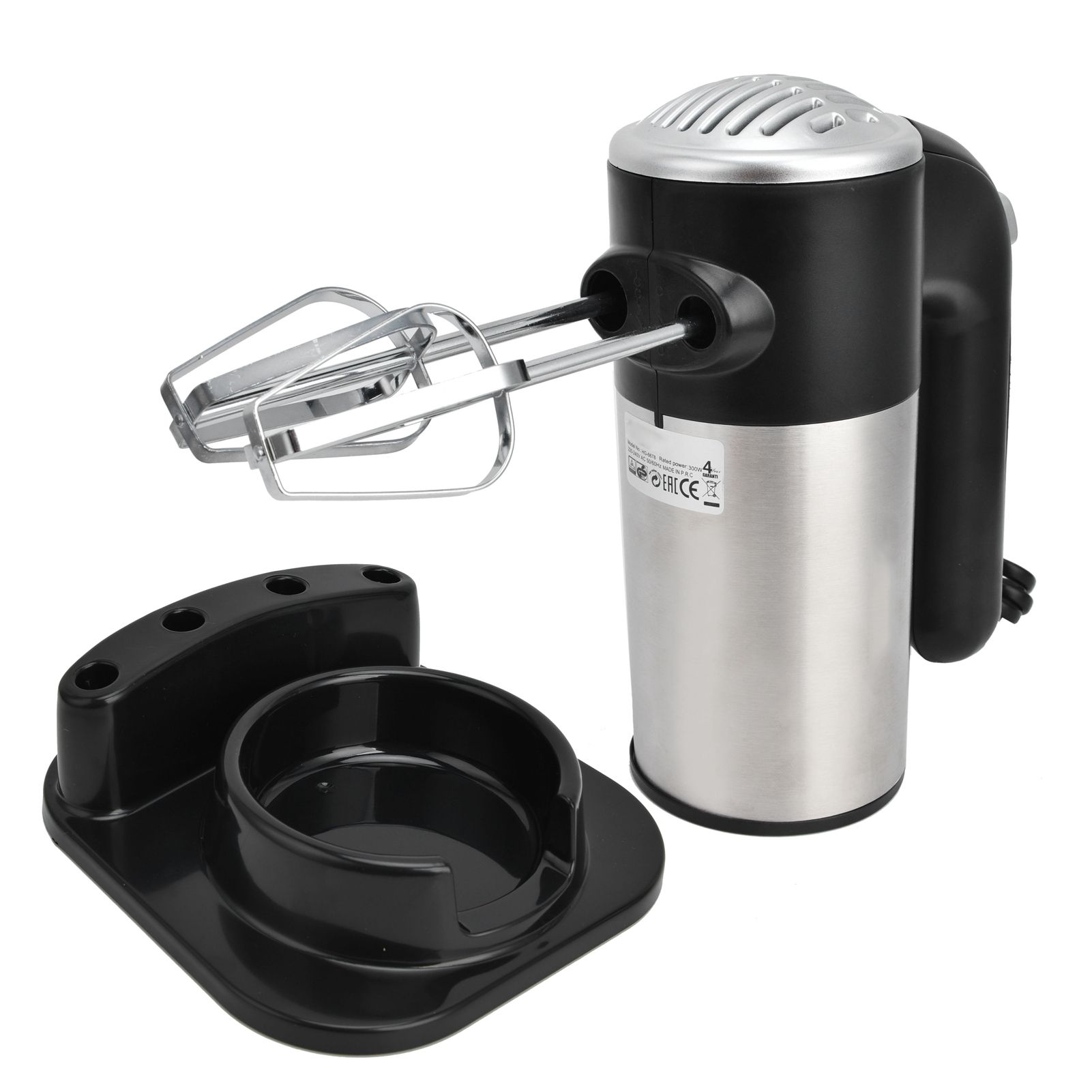 Household Handhled Electric Egg Beater Stainless Steel Milk Frother Egg Whisk view 8