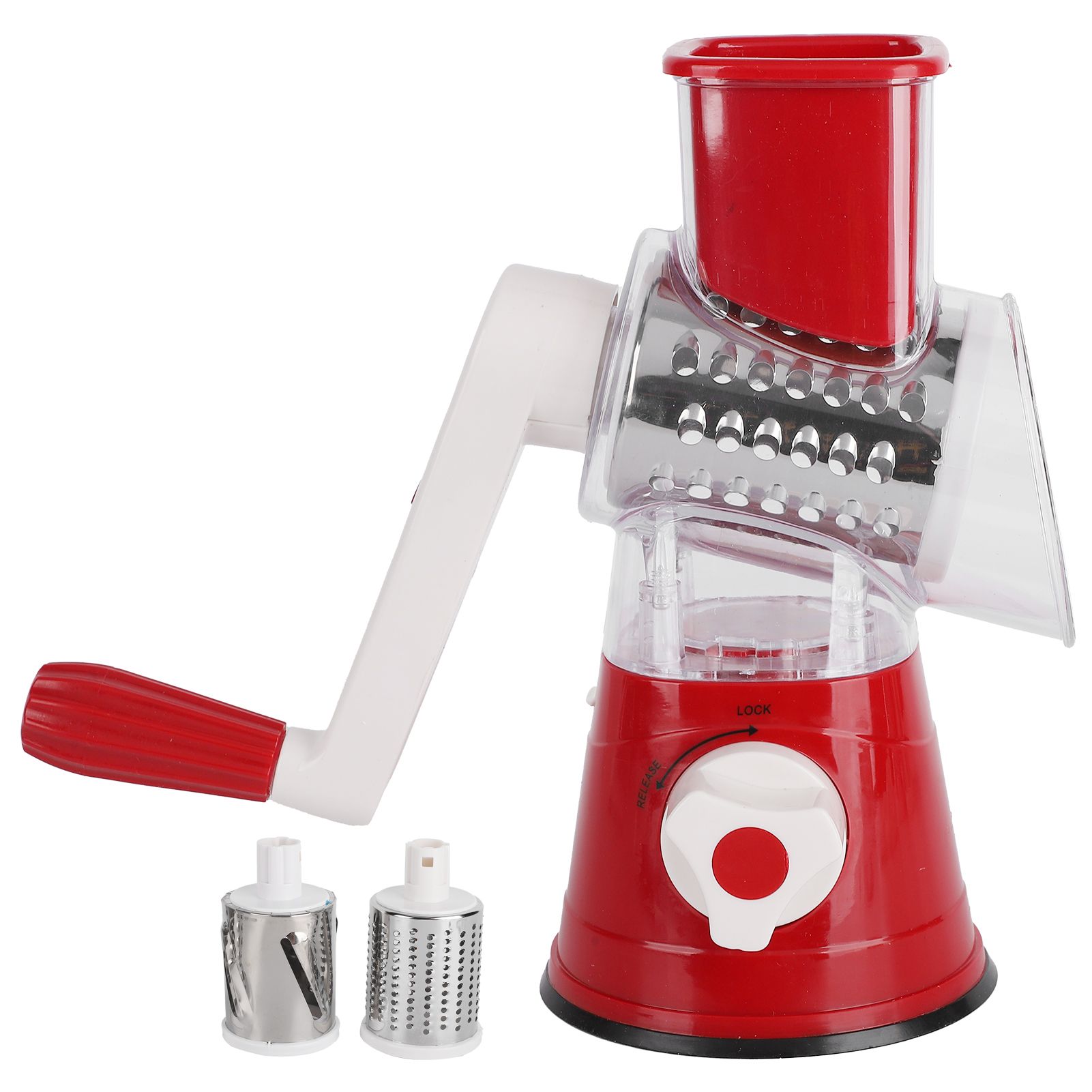 Hand Crank Vegetable Cutter Rotatable Fruit Grater Shredder Cutter Kitchen view 2