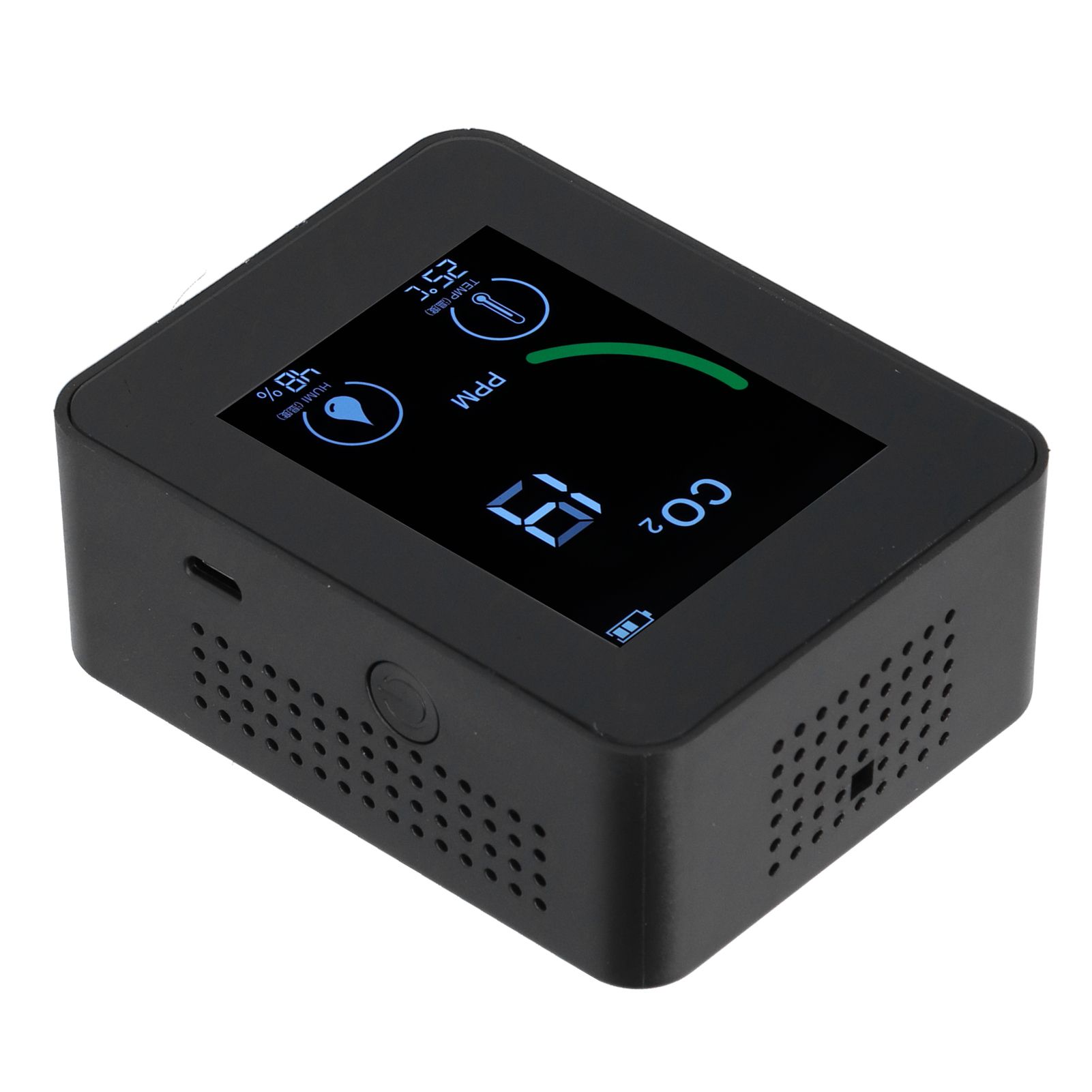 Air Quality Detector Digital USB Charging Carbon Dioxide Monitor Temperature view 6