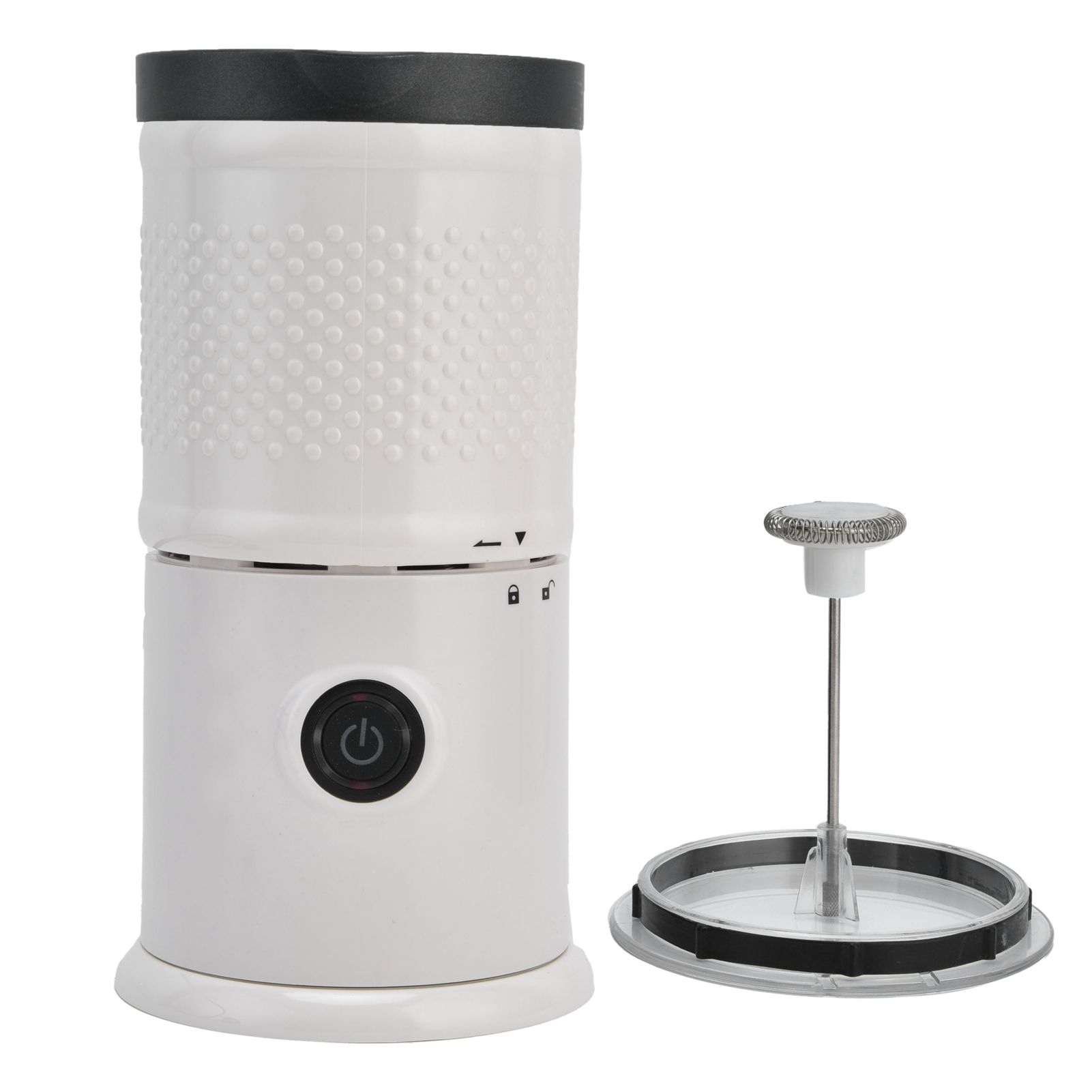 Household Electric Milk Steamer Hot and Cold Milk Frother Chocolate Mixer for view 5