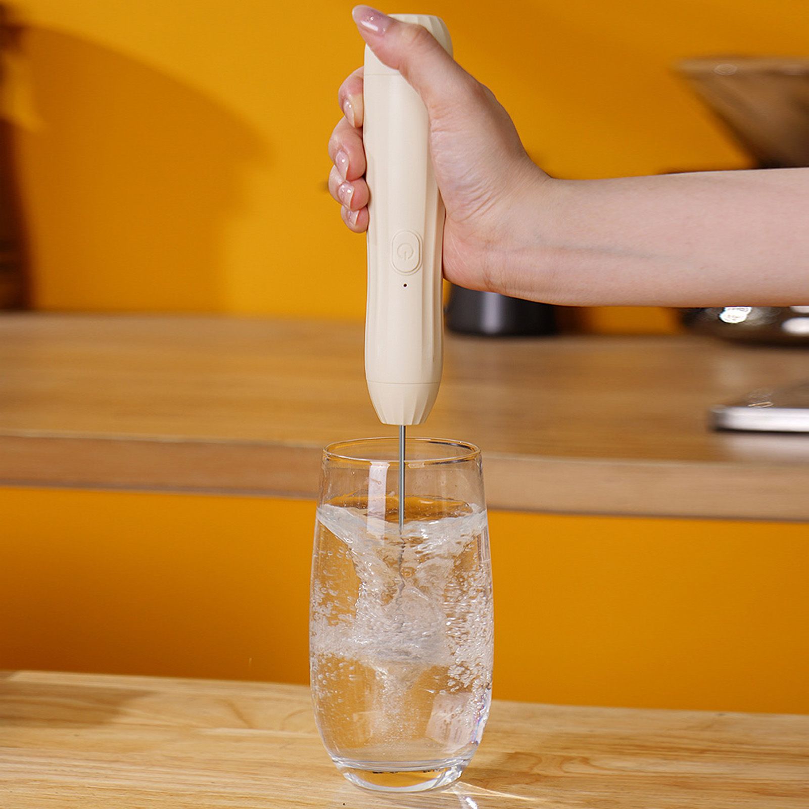 Electric Frother Wand Handheld Foam Maker Milk Coffee Hot Chocolate Whisk view 8