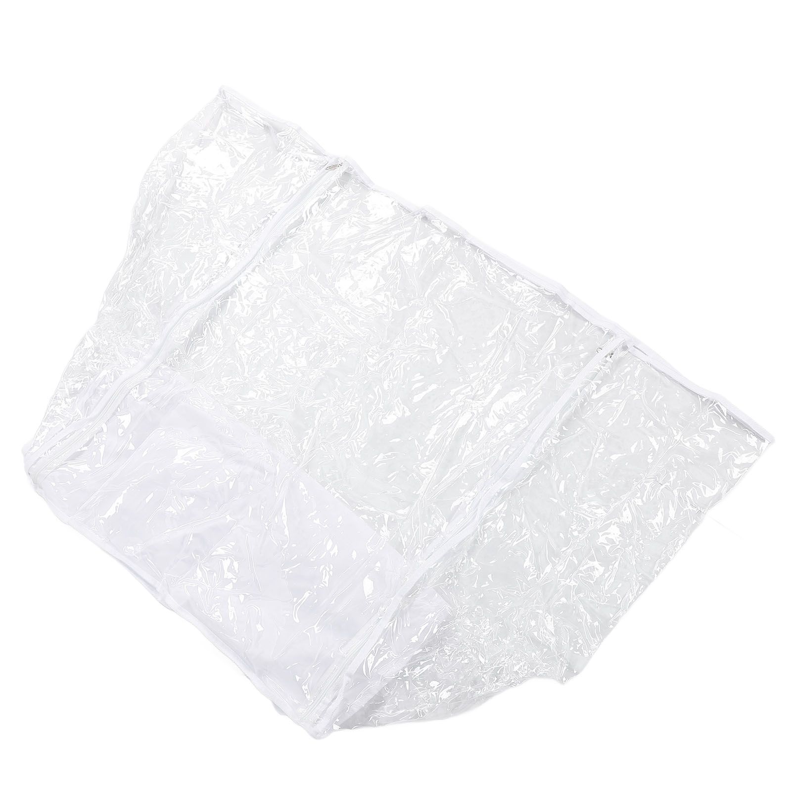 Sheet Pan Rack Cover Transparent Foldable PVC Foodservice Bread Rack Cover for