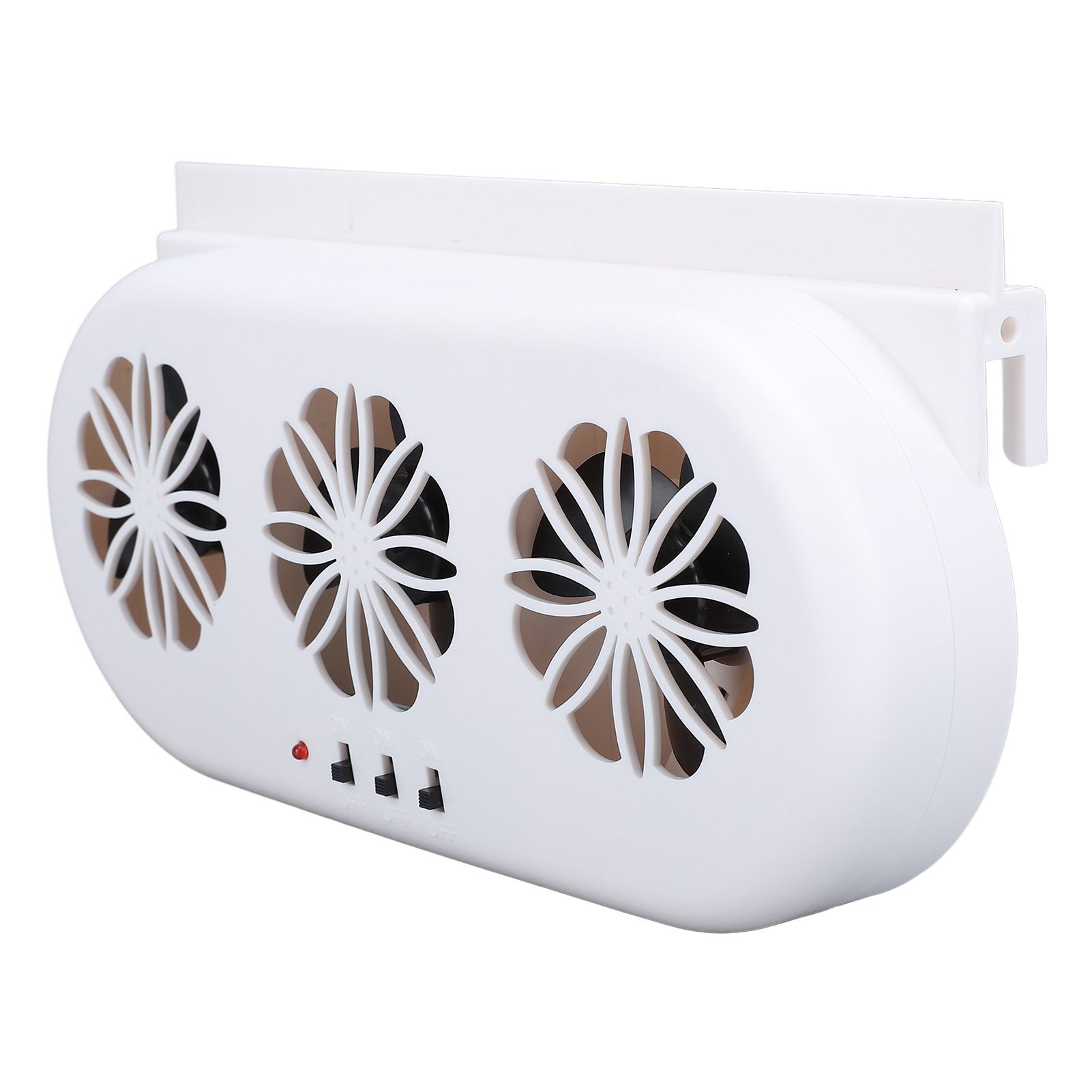 Car Air Vent Cooling Fan SUV Window Cooler 3 Outlet USB Plug in Circulation view 4