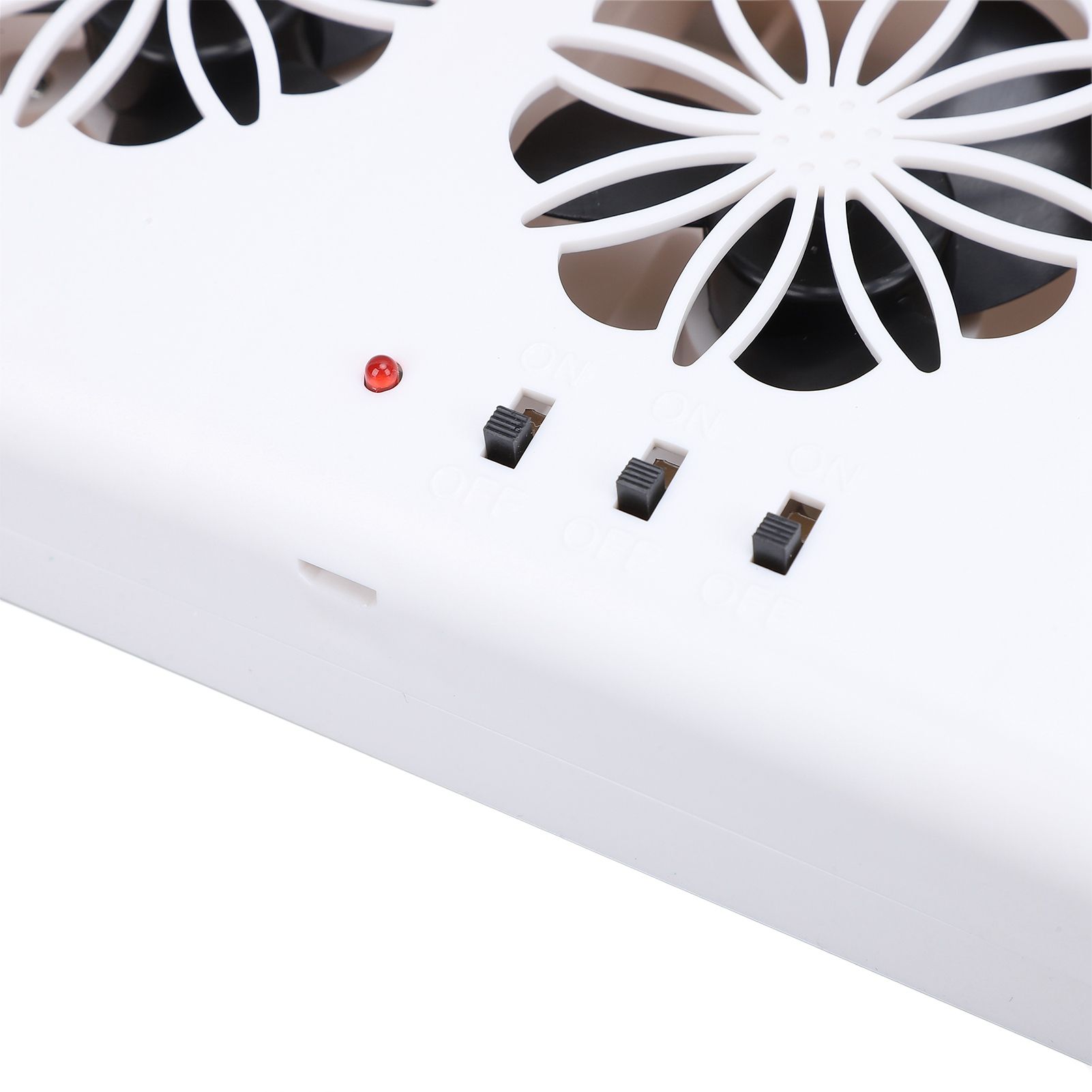 Car Air Vent Cooling Fan SUV Window Cooler 3 Outlet USB Plug in Circulation view 7