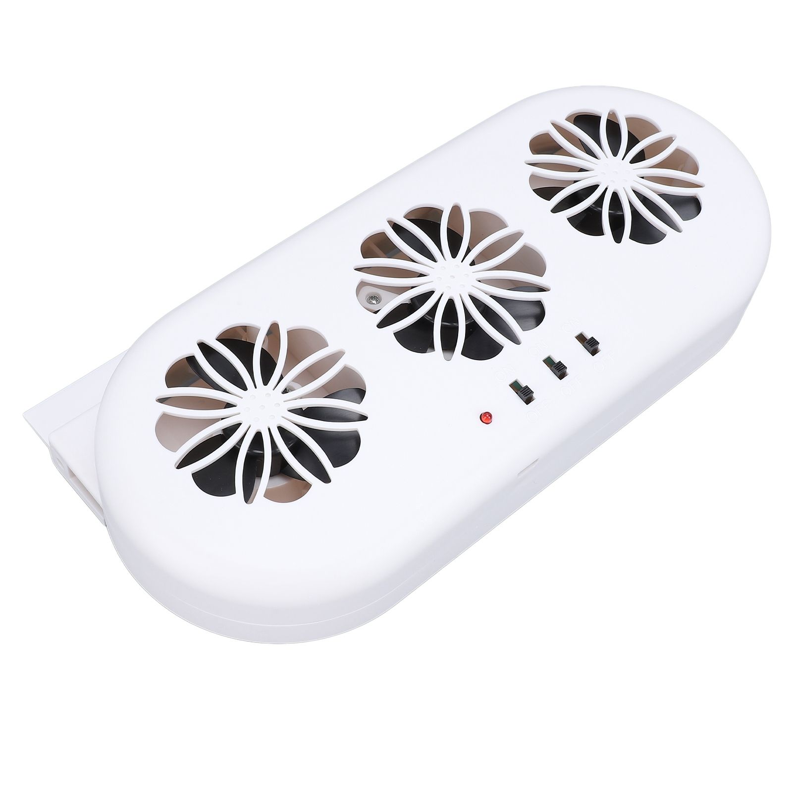 Car Air Vent Cooling Fan SUV Window Cooler 3 Outlet USB Plug in Circulation view 11
