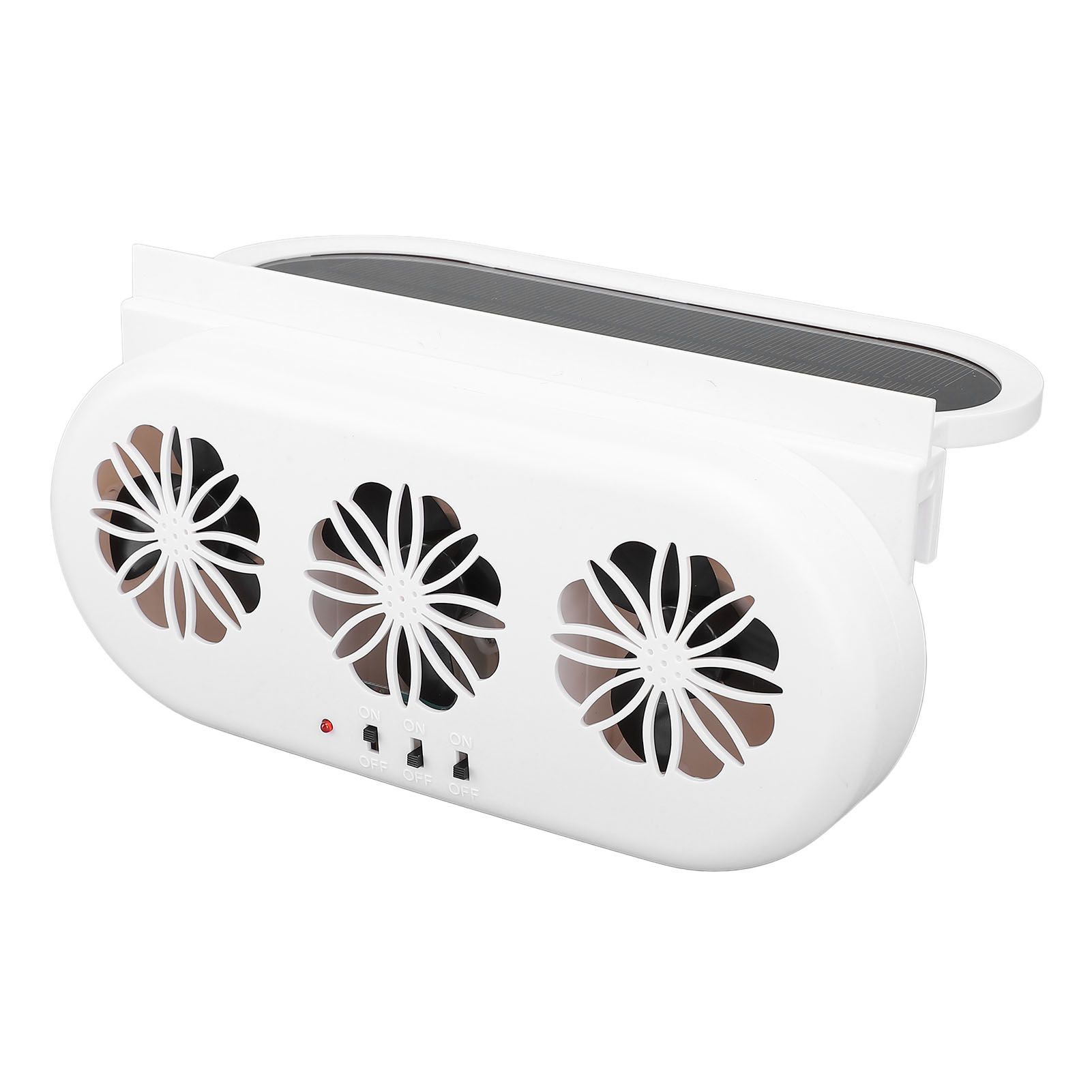 Solar Powered Car Exhaust Fan 5000RPM Air Circulation Vehicle Cooling Vent Fan view 8