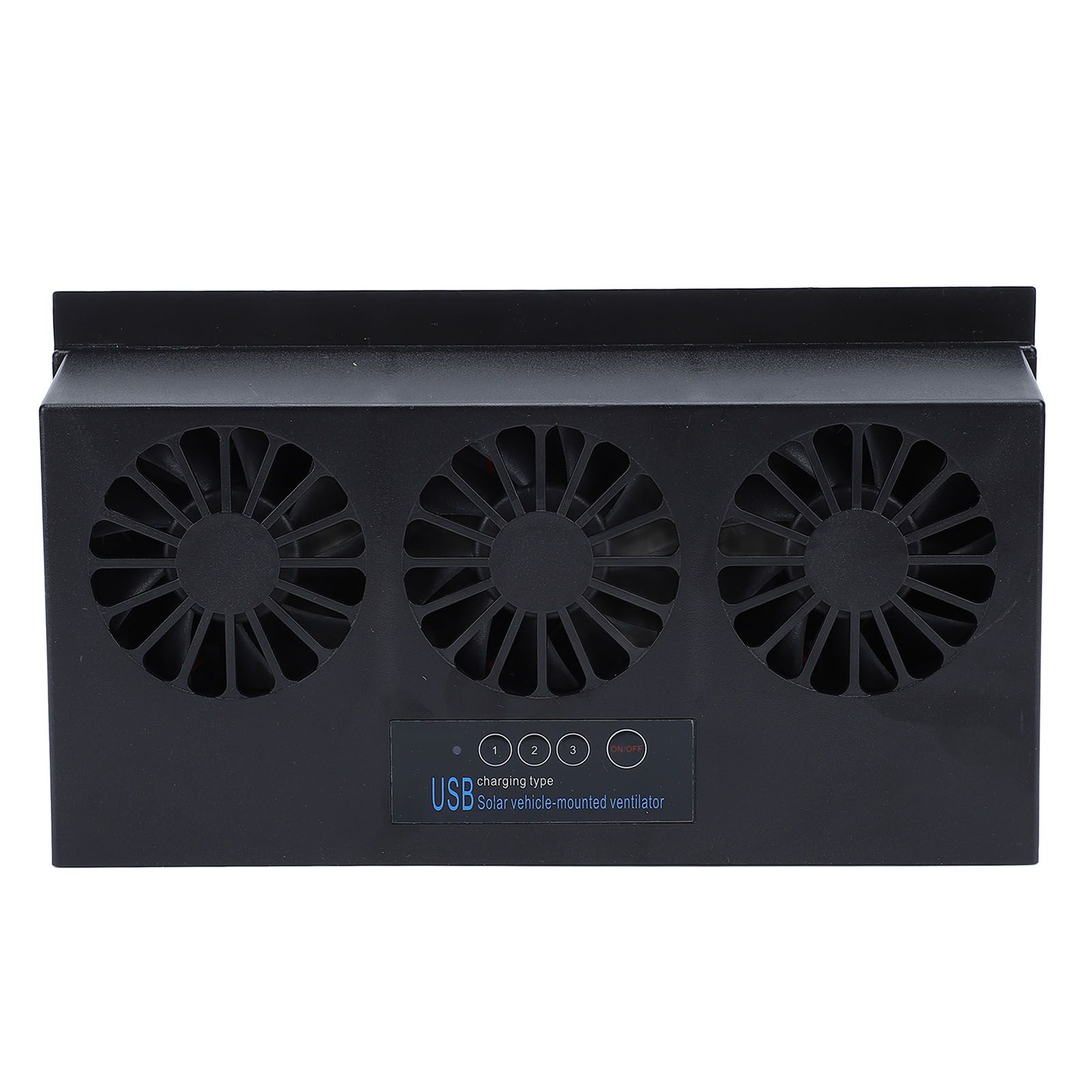 Solar Powered Car Exhaust Fan 3 Heads Odor Removal Multifunctional Air view 6
