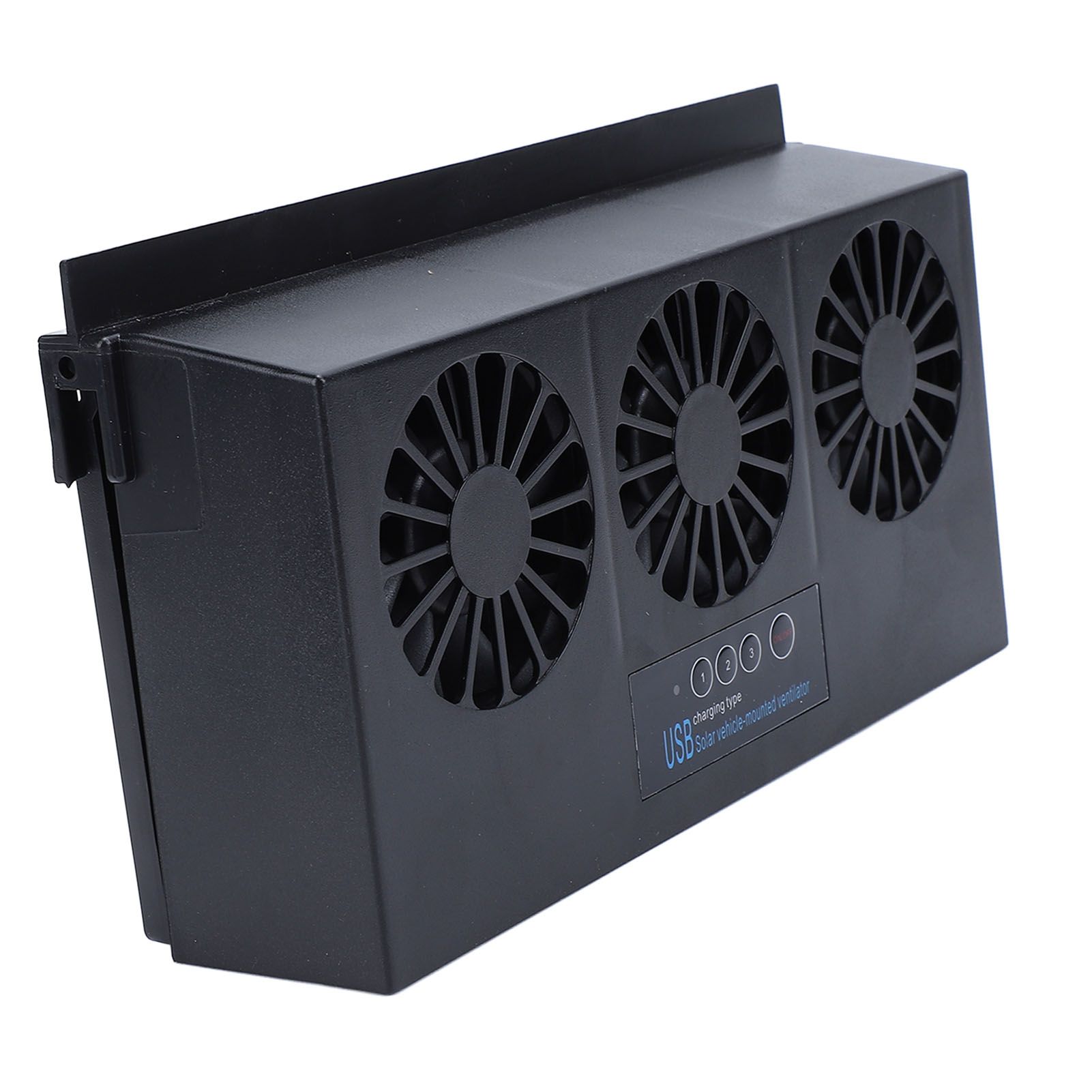 Solar Powered Car Exhaust Fan 3 Heads Odor Removal Multifunctional Air view 10