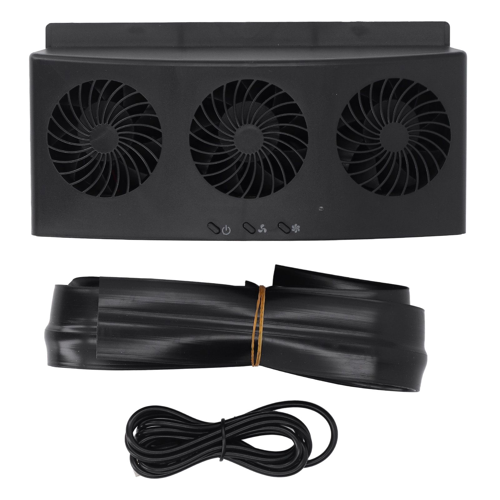 Car Exhaust Fan Air Circulation USB Powered Car Window Vent Fan for Odor view 3