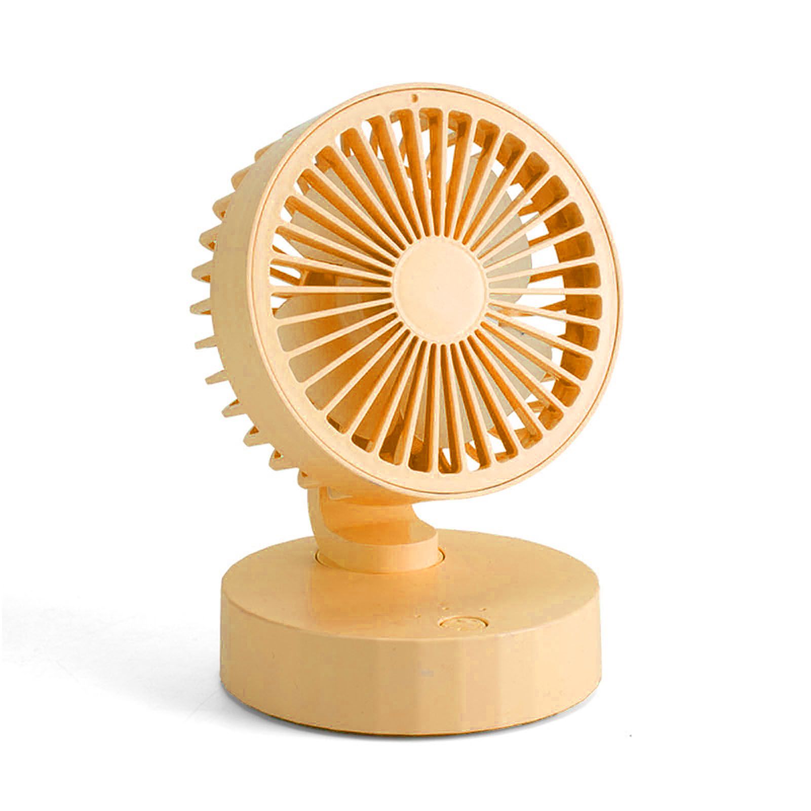 Desktop Fan 3 Speed Adjustable Portable Rechargeable Silent Small Fan Powerful view 3