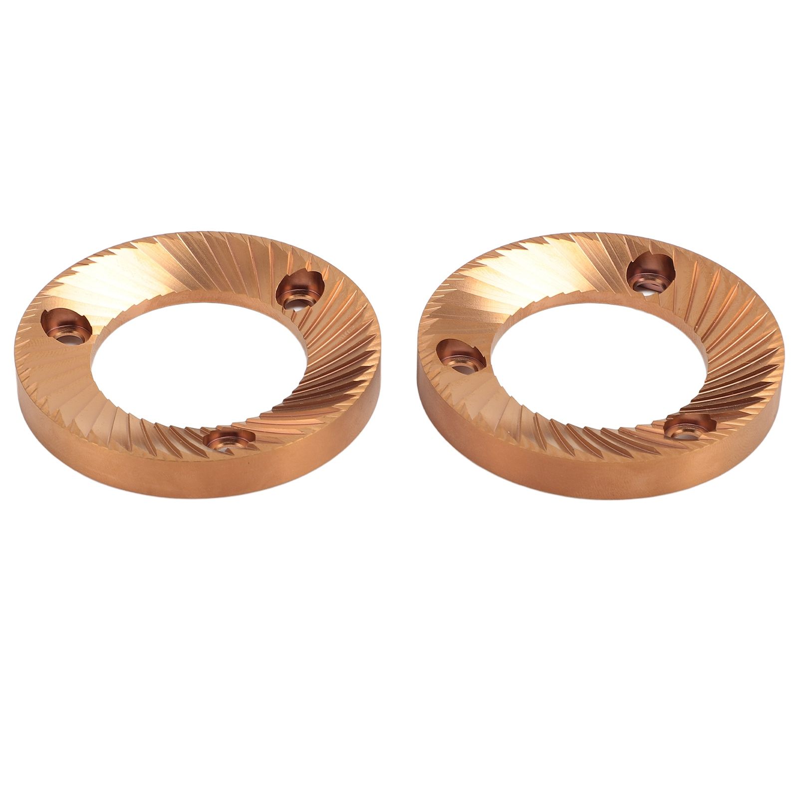 2PCS Coffee Grinder Flat Burr 64mm Titanium Plated Multipurpose Flat Burr for view 4