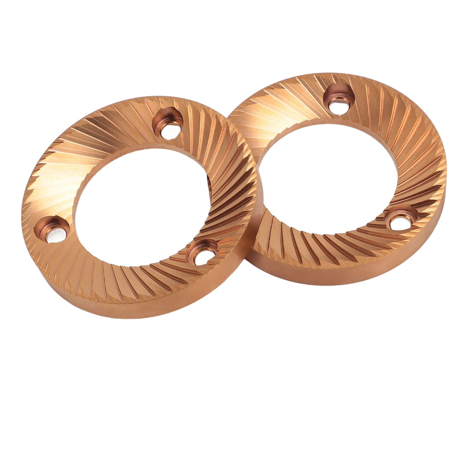 2PCS Coffee Grinder Flat Burr 64mm Titanium Plated Multipurpose Flat Burr for view 8