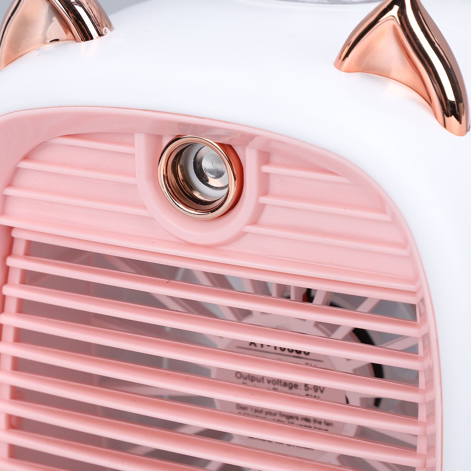 Desktop Cooling Fan Little Fox Shaped Misting USB Rechargeable 800mah Mini view 5