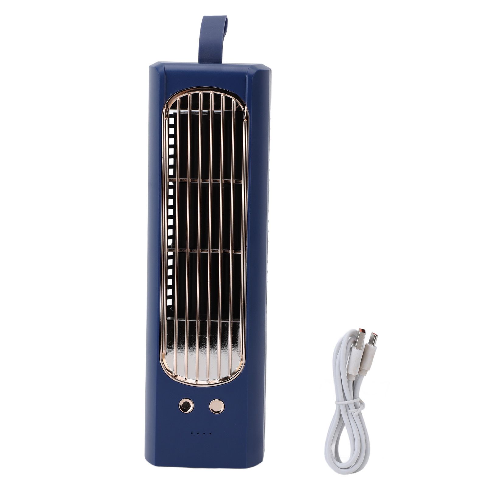 10.6in Tower Fan for Bedroom USB Quiet Floor Fan Oscillating Personal Standing view 3