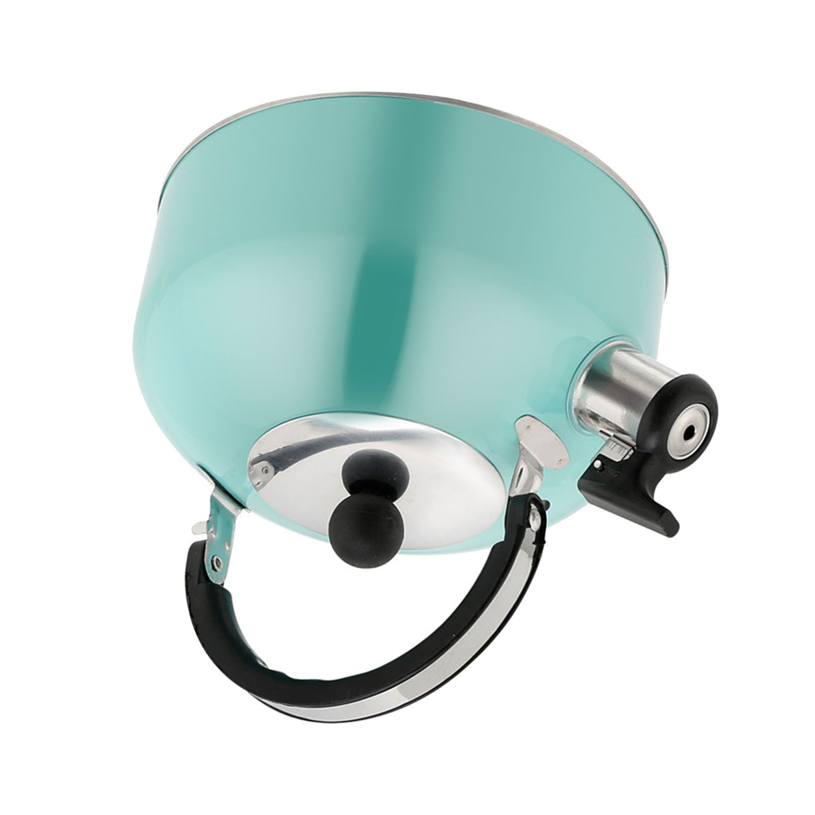 Whistling Tea Kettle Flat Bottom Stainless Steel Teapot for Stovetop Induction view 7
