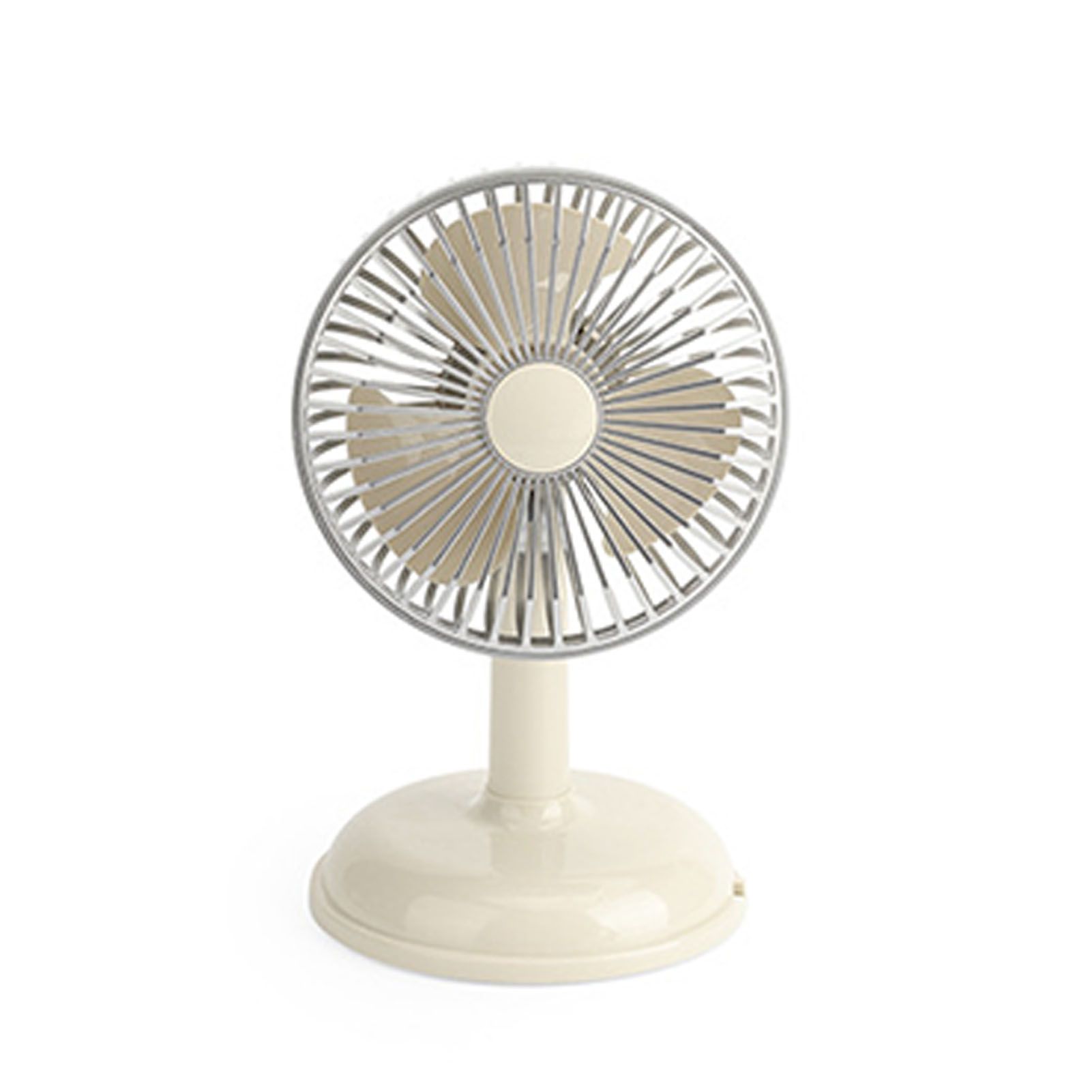 Desktop Fan Portable USB Rechargeable Wind Speed Adjustable Small Desk Fan for view 3