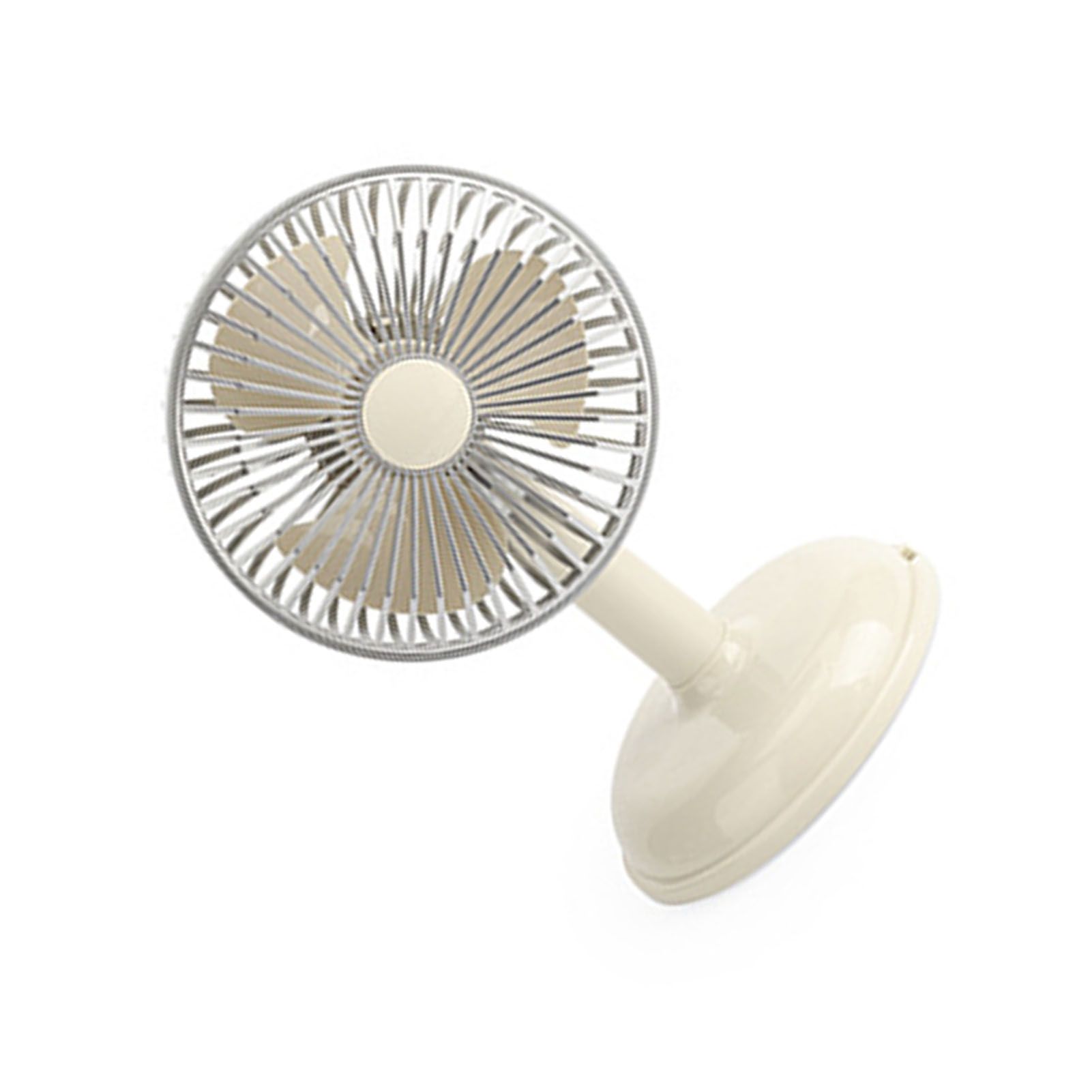 Desktop Fan Portable USB Rechargeable Wind Speed Adjustable Small Desk Fan for view 4