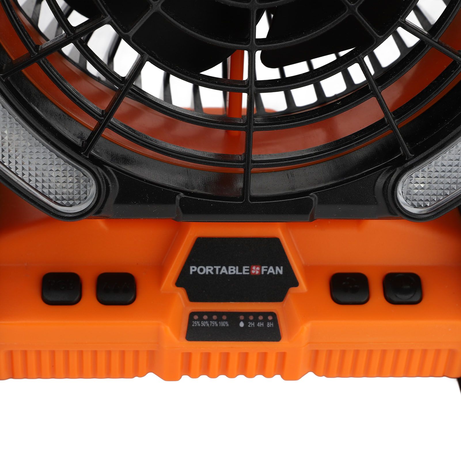 Camping Fan Rechargeable 10400mAh Timing 7 Light Modes Dual Blades Dual Motor view 5