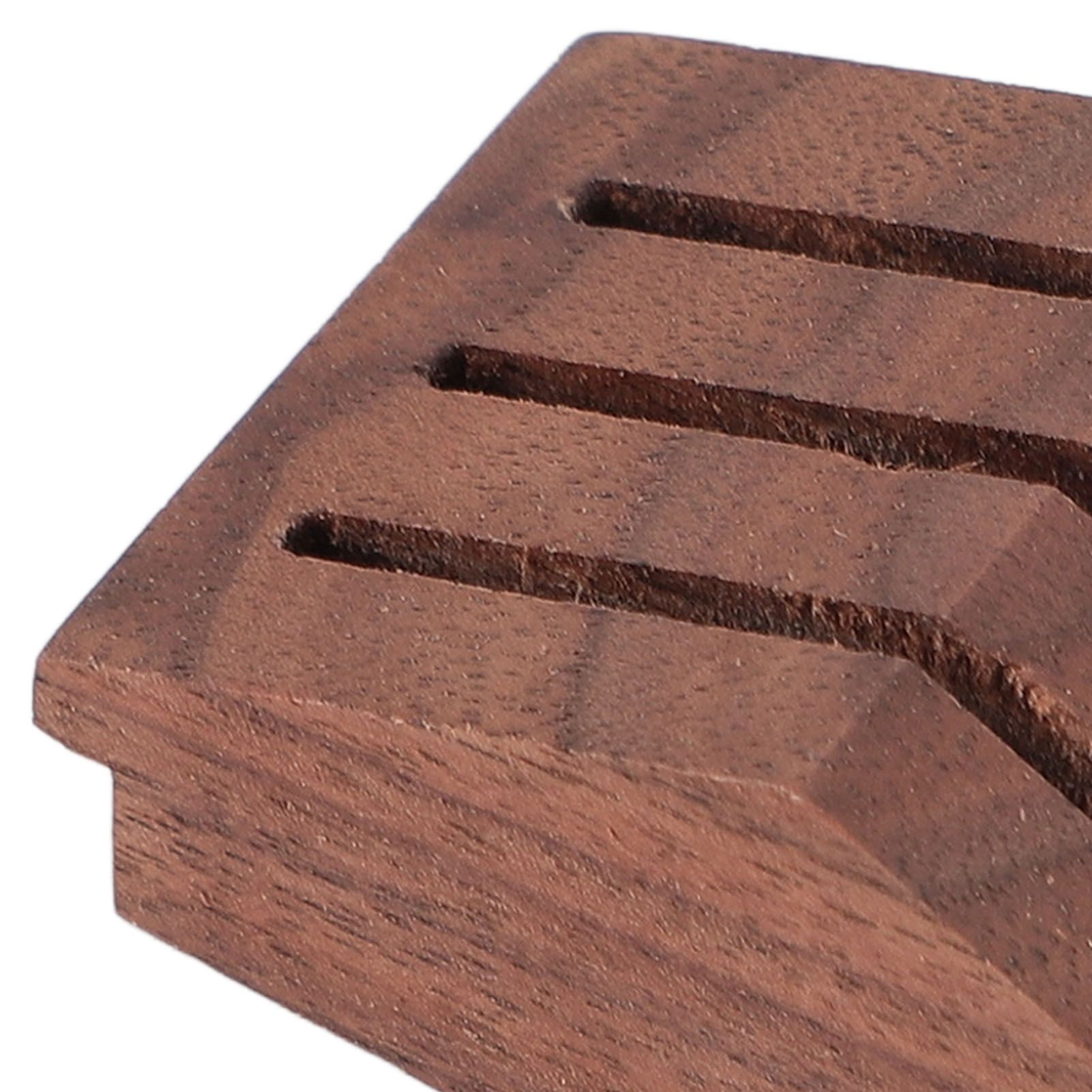 Puck Screen Stand Walnut Wood 51mm 53mm 58mm Coffee Filter Screen Holder view 2
