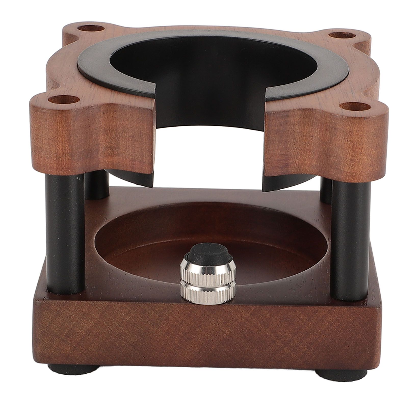 Coffee Portafilter Holder Universal Prevent Slip Bear Shaped Wooden Coffee view 6