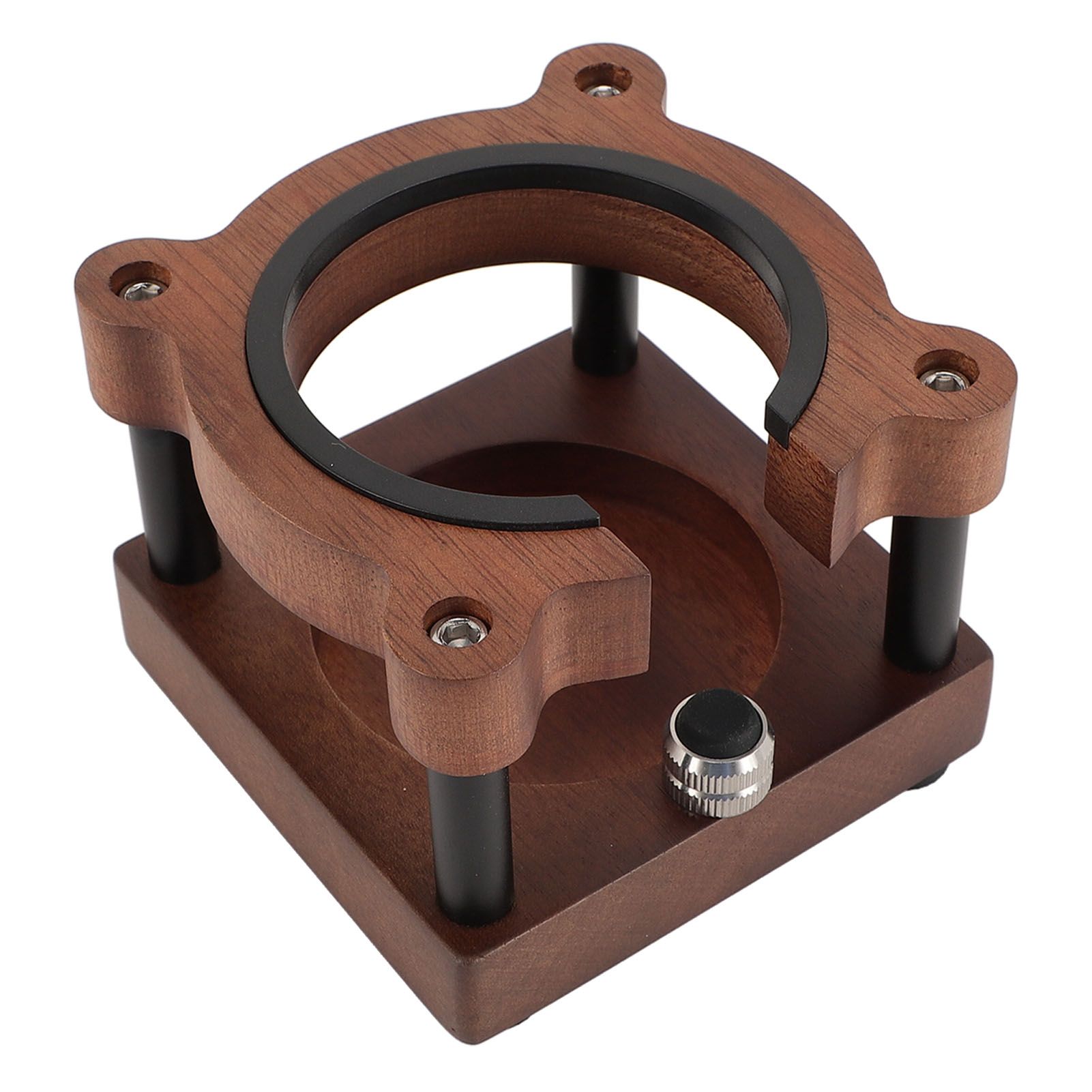 Coffee Portafilter Holder Universal Prevent Slip Bear Shaped Wooden Coffee view 8