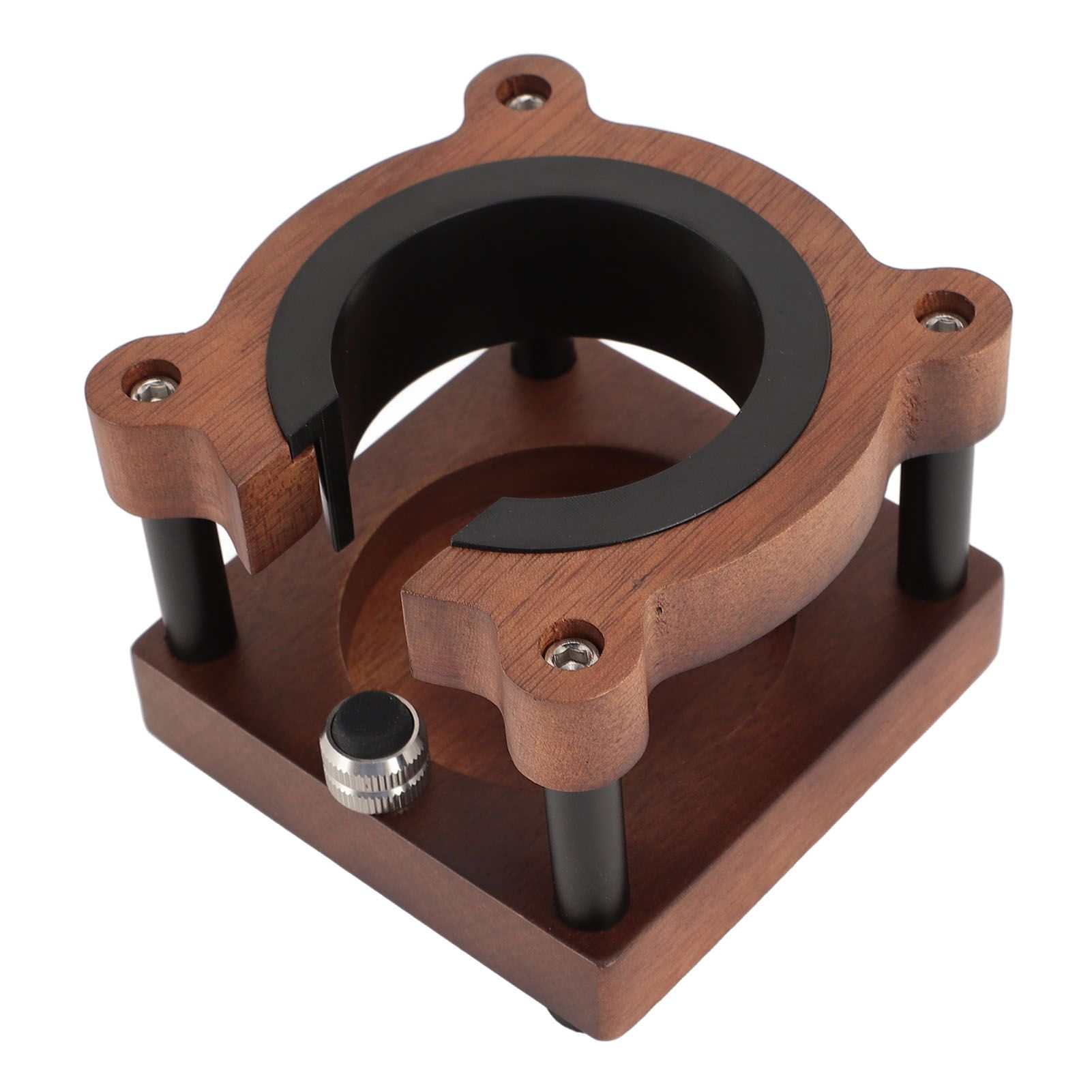 Coffee Portafilter Holder Universal Prevent Slip Bear Shaped Wooden Coffee view 10