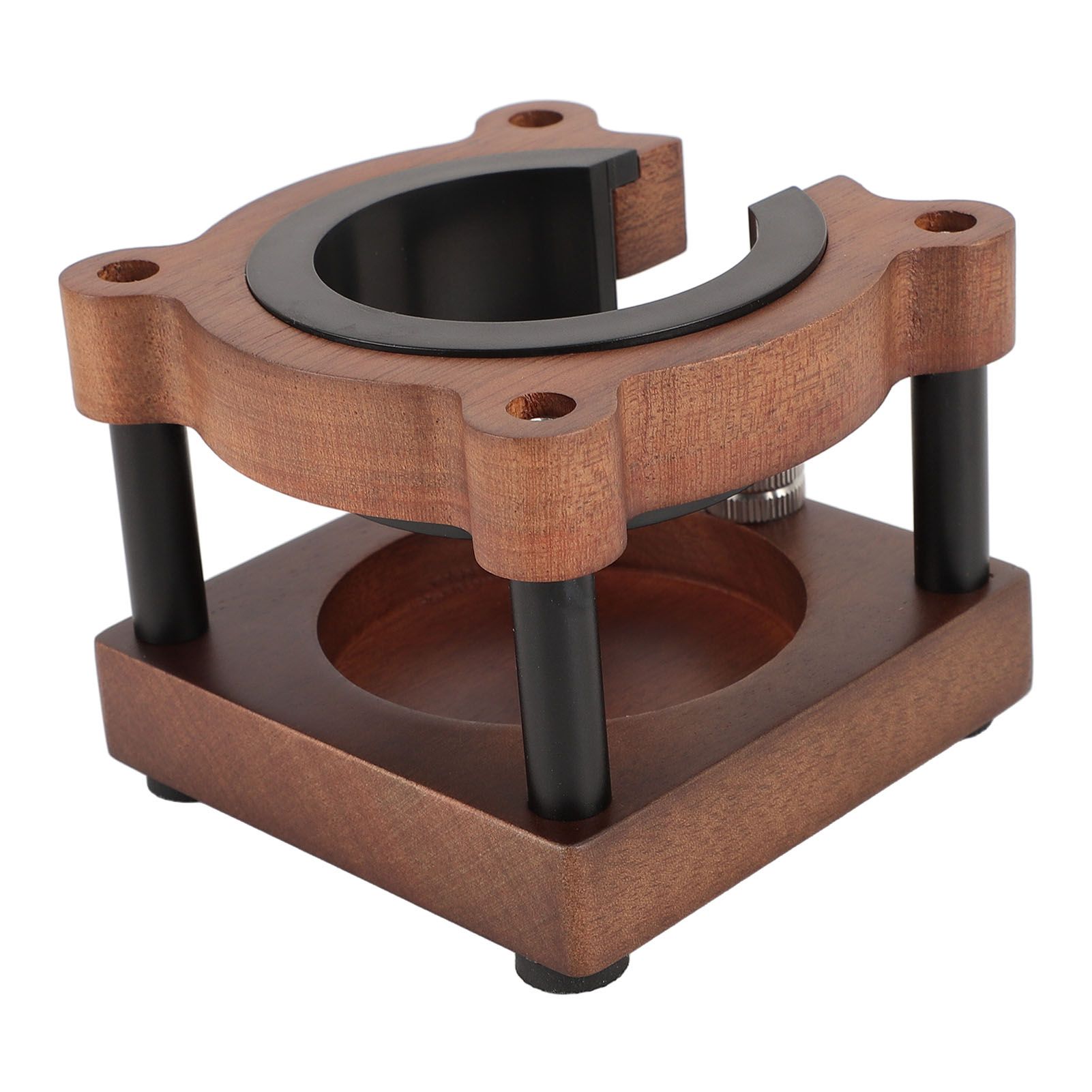 Coffee Portafilter Holder Universal Prevent Slip Bear Shaped Wooden Coffee view 11