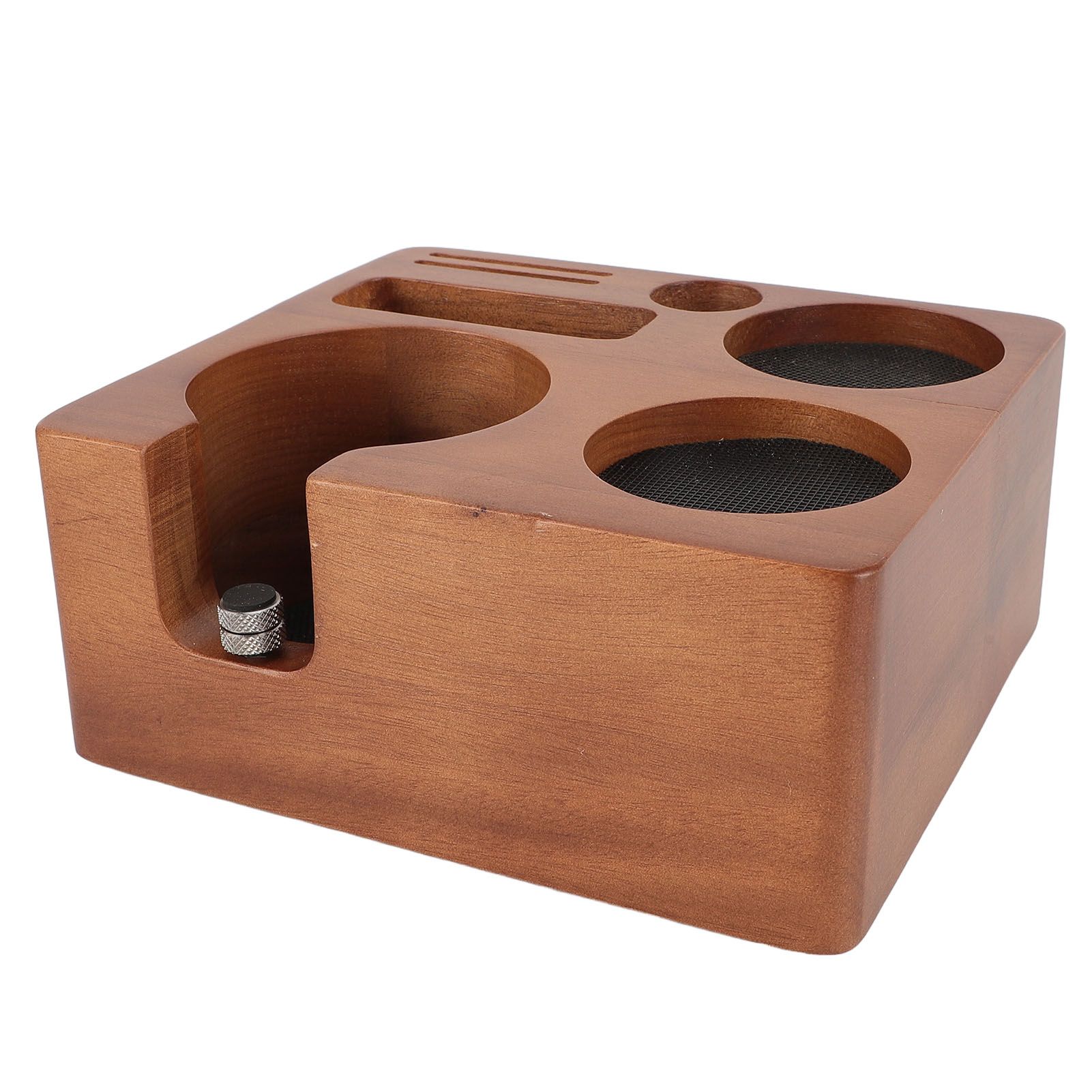 58mm Wooden Coffee Tamper Station Adjustable Multifunctional Coffee view 6