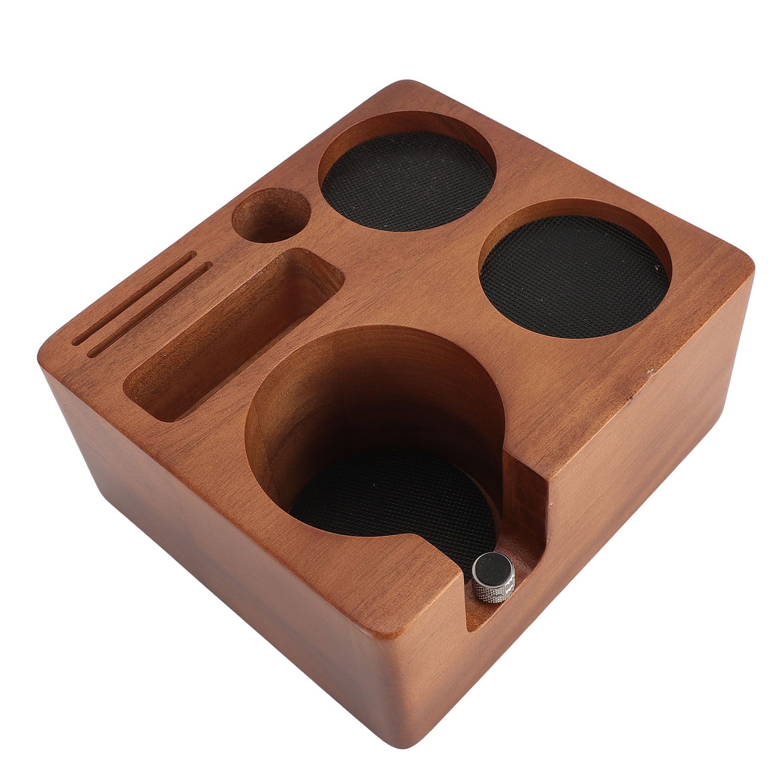 58mm Wooden Coffee Tamper Station Adjustable Multifunctional Coffee view 12