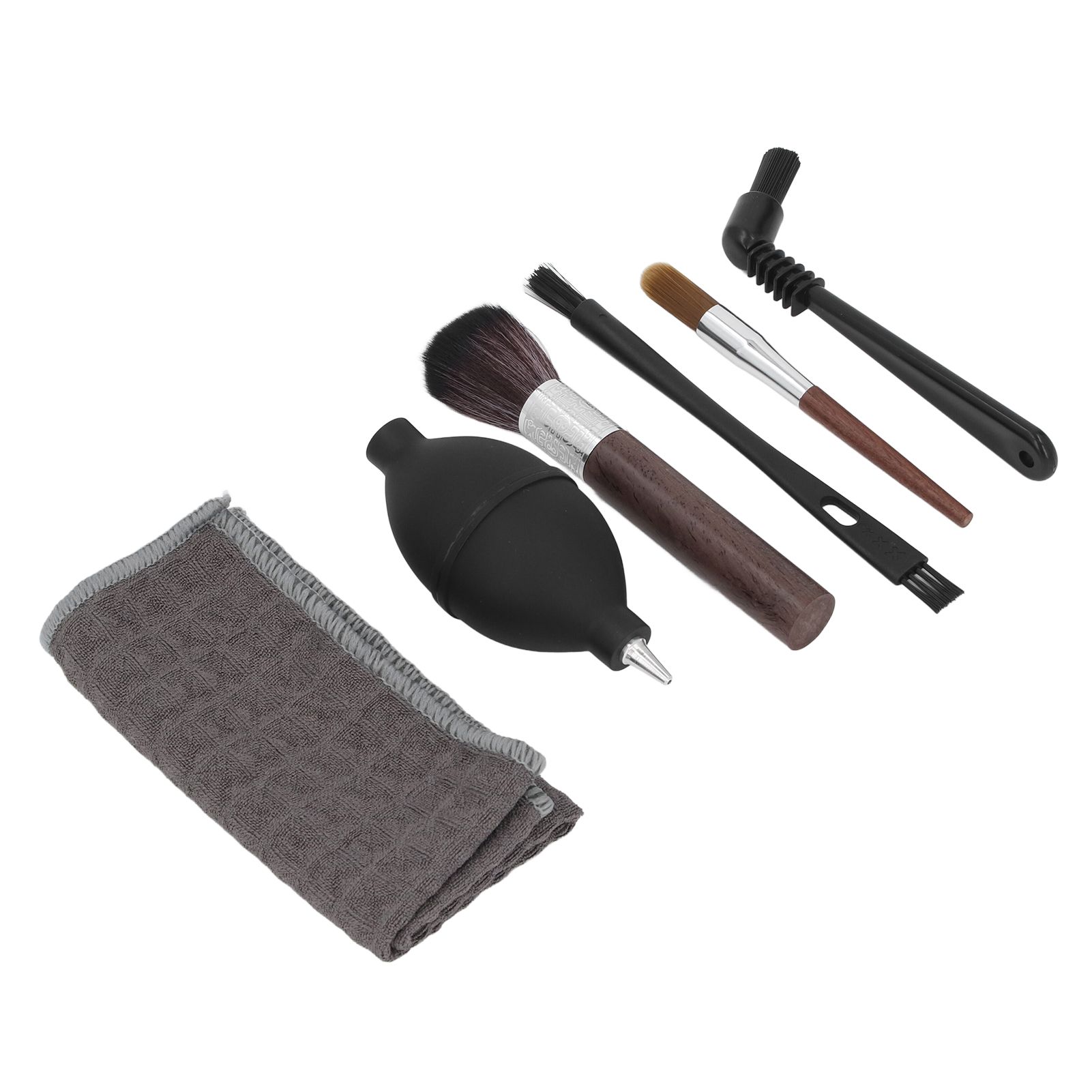 6pcs Coffee Machine Brush Set Wooden Nylon Brushes Towel Coffee Maker Cleaning view 11