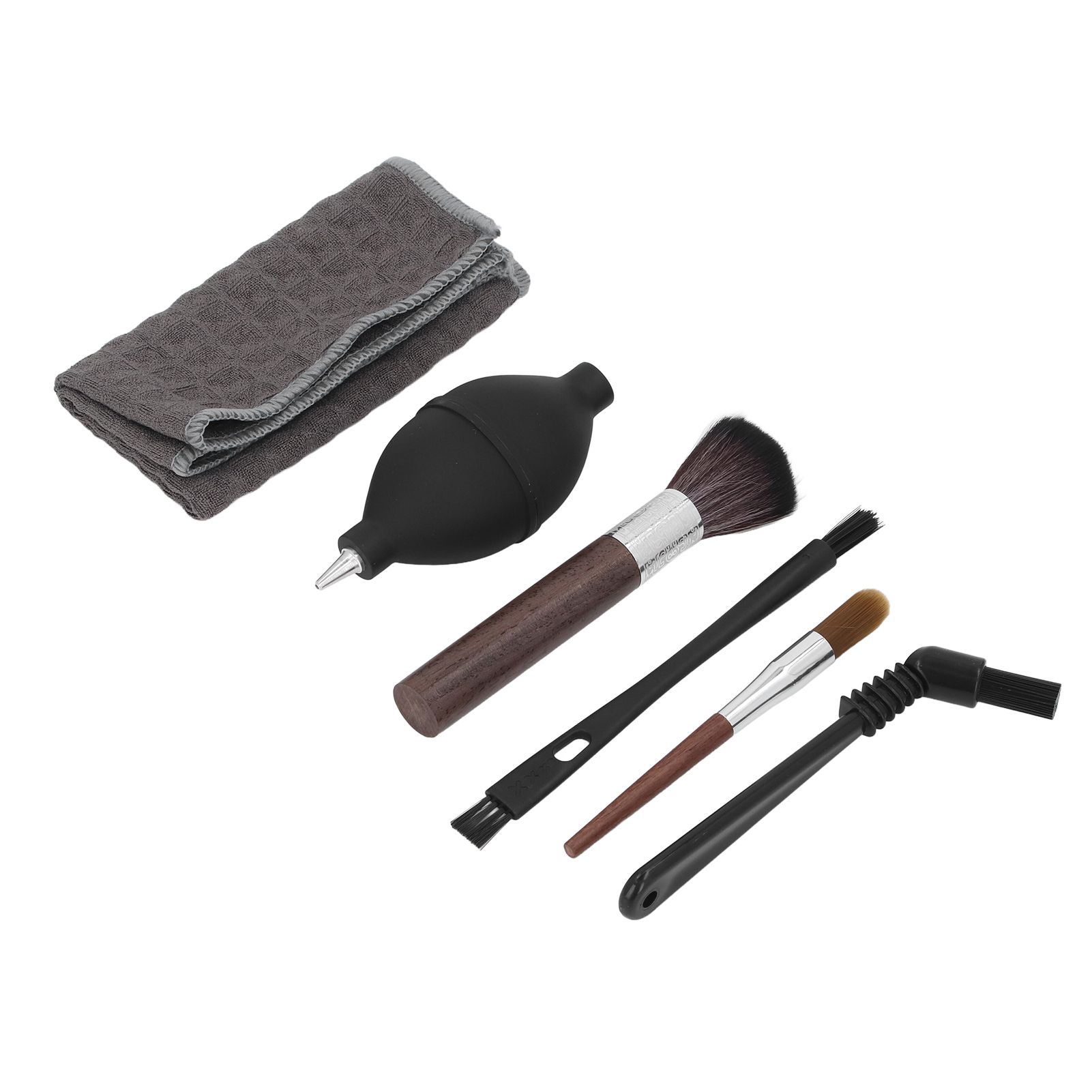 6pcs Coffee Machine Brush Set Wooden Nylon Brushes Towel Coffee Maker Cleaning view 12
