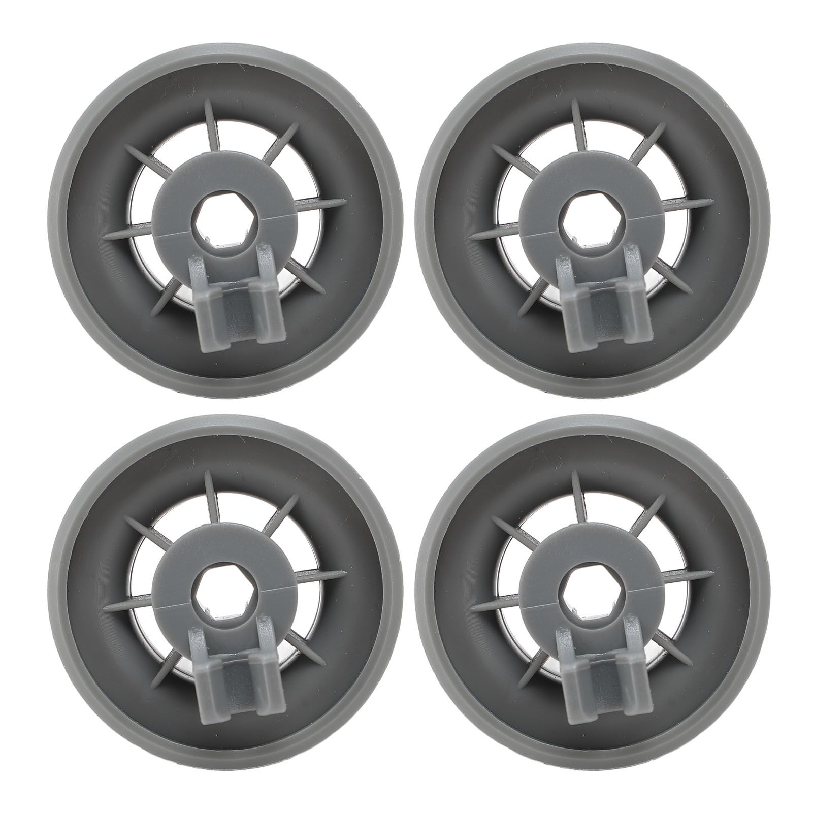 4PCS Dishwasher Lower Rack Wheels for Neff 165314 Lower Basket Rail view 4