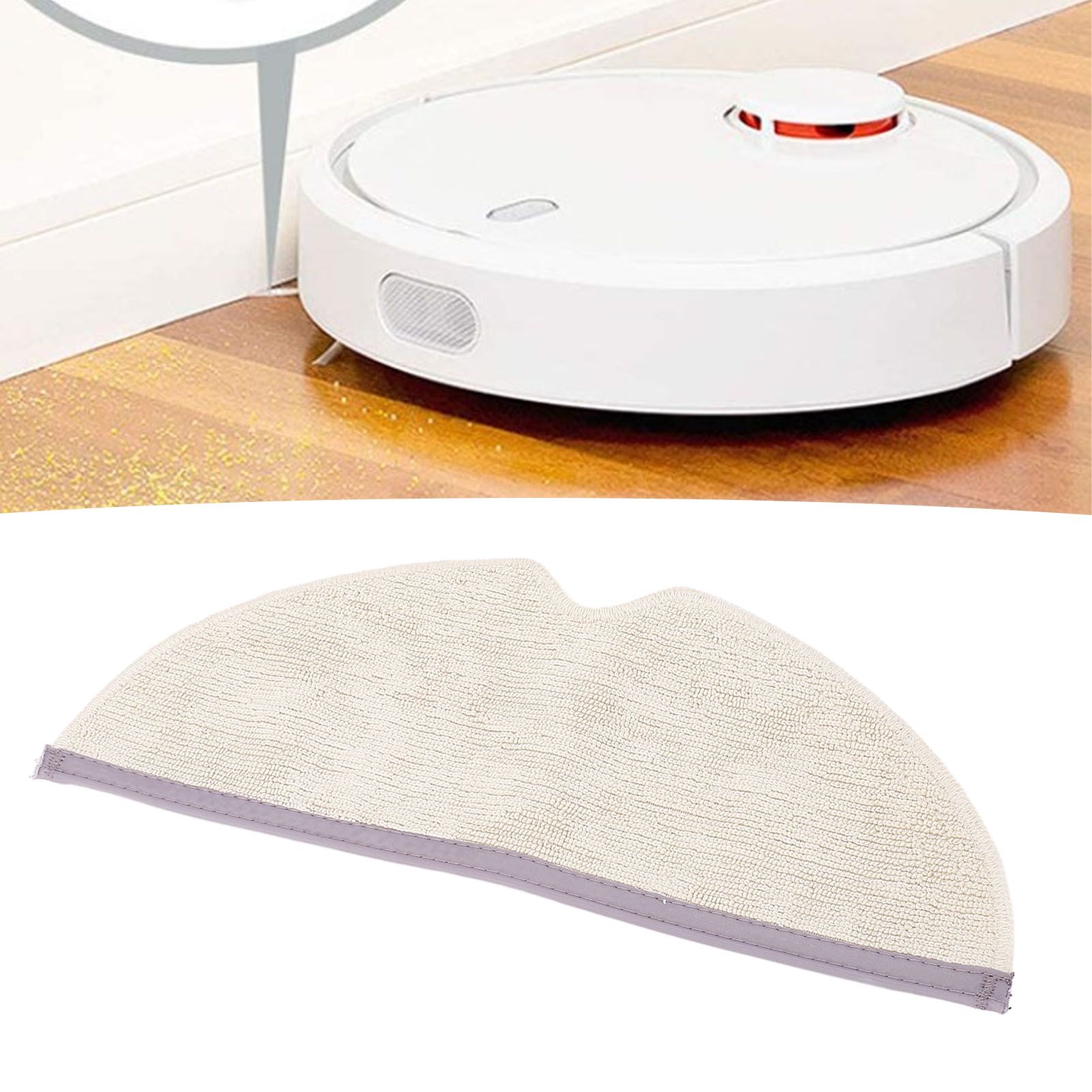 5pcs Robot Vacuum Mop Cloth Pads Microfiber Replacement Mopping Pads for Mi view 12