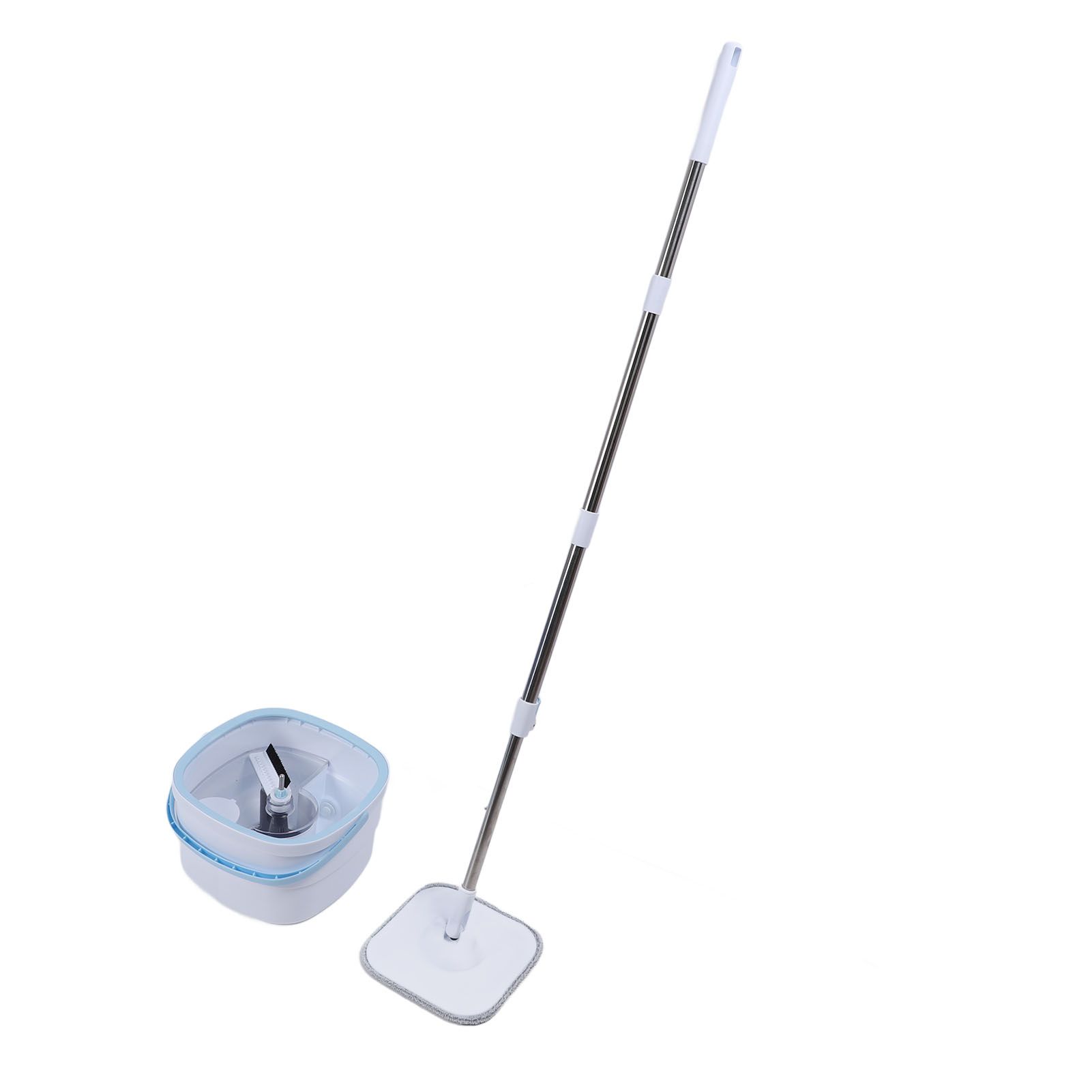 Spin Mop Bucket with Self Separation Dirty and Clean Water System Self view 8