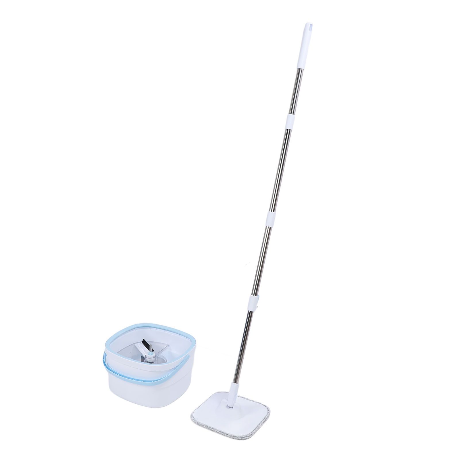 Spin Mop Bucket with Self Separation Dirty and Clean Water System Self view 10