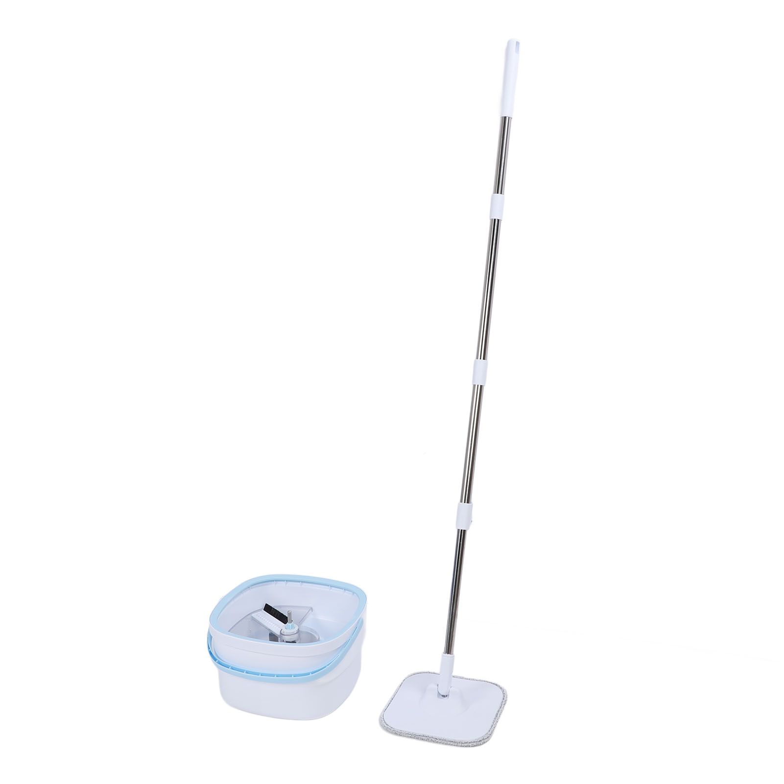 Spin Mop Bucket with Self Separation Dirty and Clean Water System Self view 11