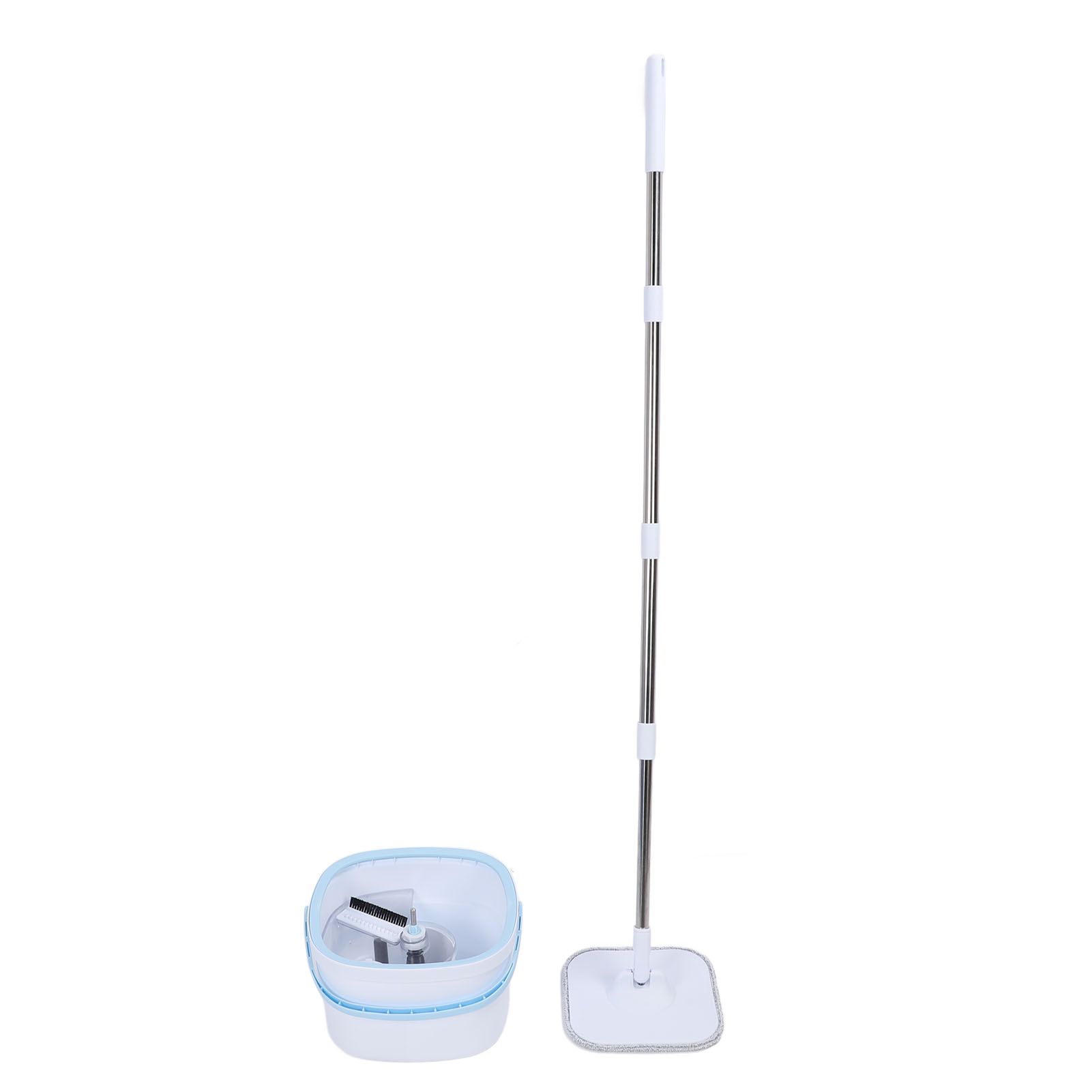 Spin Mop Bucket with Self Separation Dirty and Clean Water System Self view 12