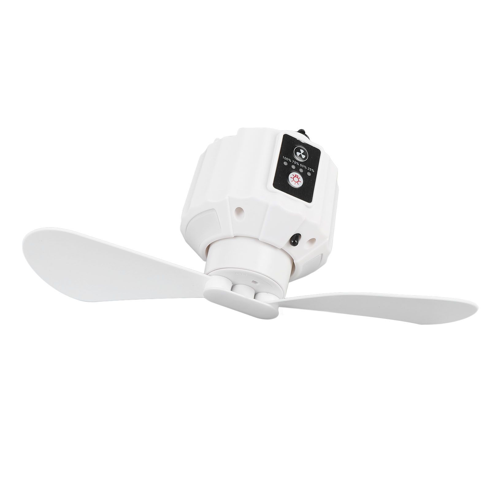USB Powered Ceiling Fan Rechargeable Remote Control with LED Light Portable view 10