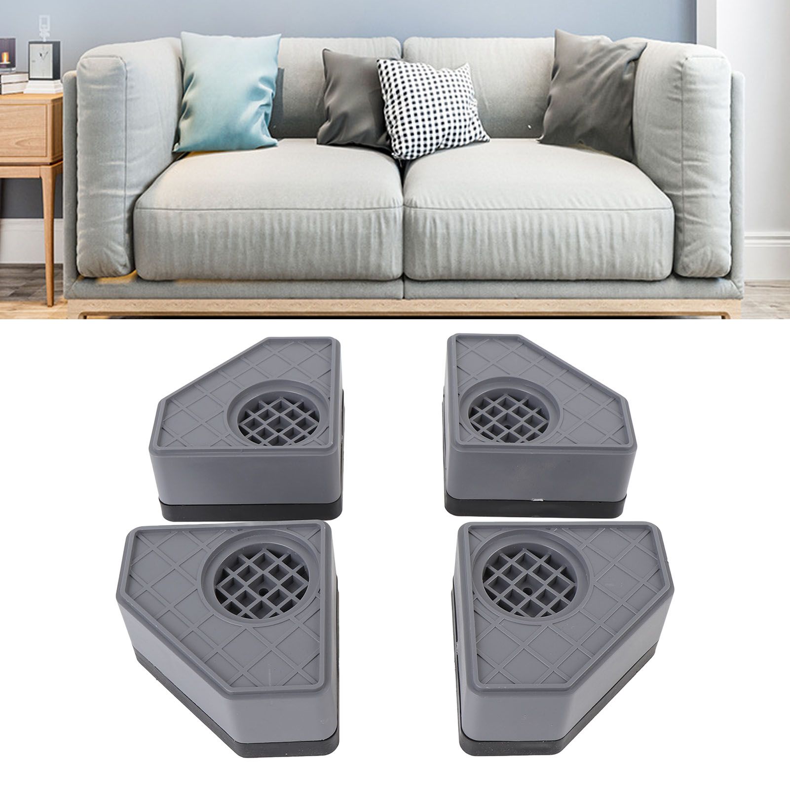 4PCS Anti Vibration Pads for Washing Machine Shockproof Noise Canceling view 12