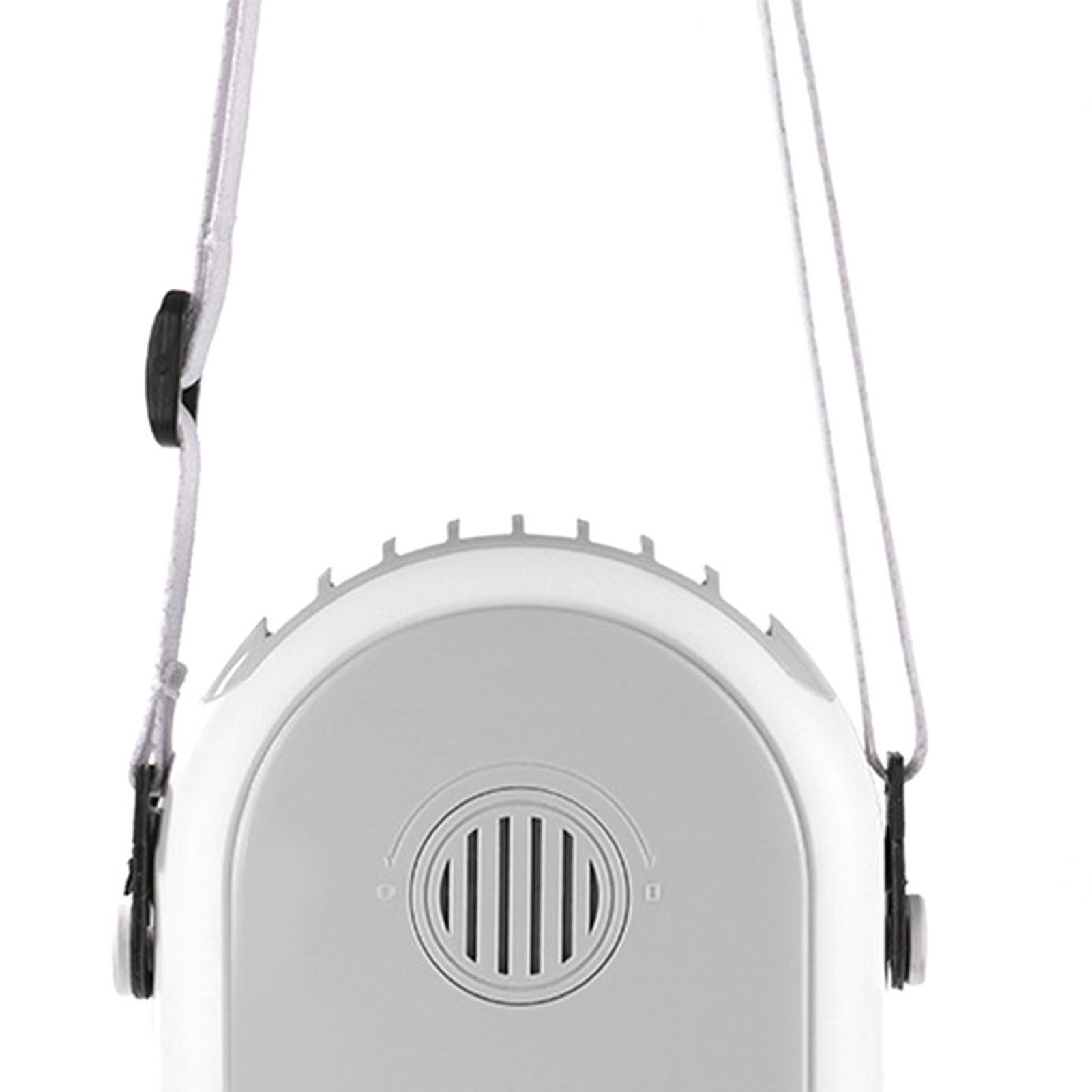 Portable Hanging Neck Fan Quiet USB Necklace Fan with Lanyard Aromatherapy view 2