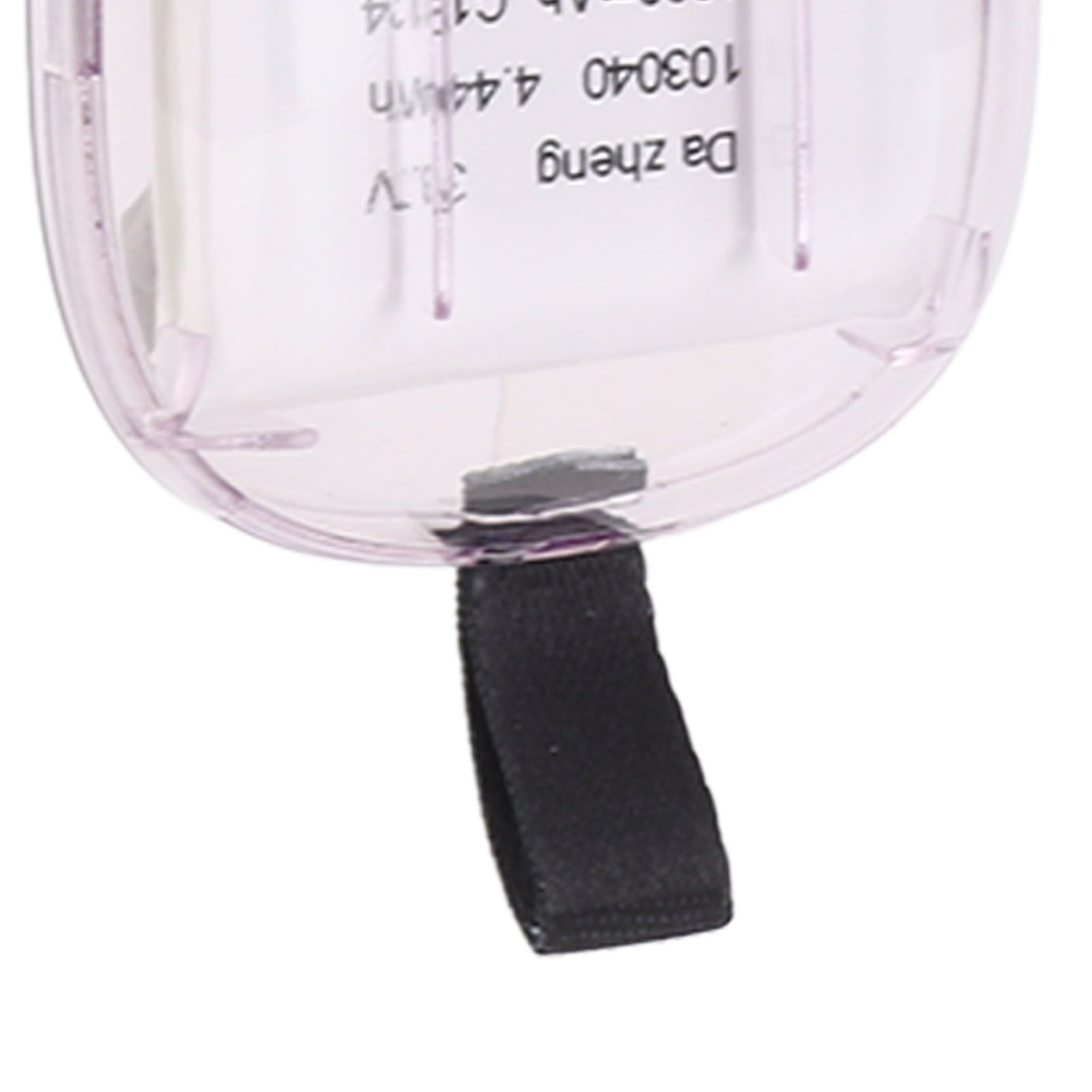 Portable Fan Transparent Foldable 1200mAh Battery USB Rechargeable Neck view 5