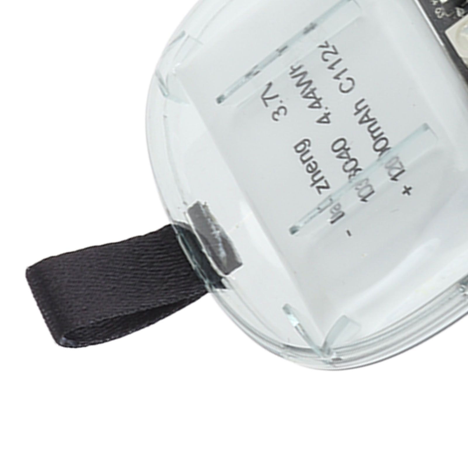 Portable Fan Transparent Foldable 1200mAh Battery USB Rechargeable Neck view 5