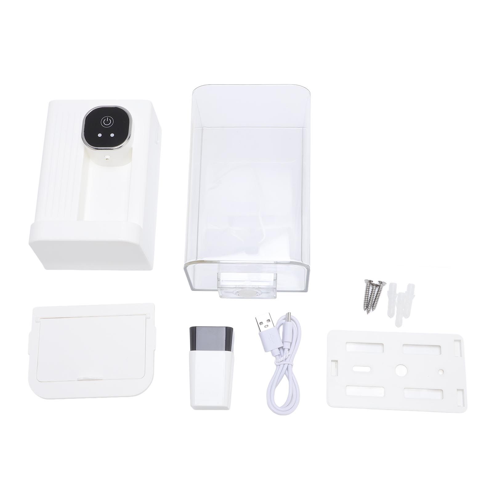 Automatic Mouthwash Dispenser with 2 Magnetic Cups 700ml Capacity Smart view 3