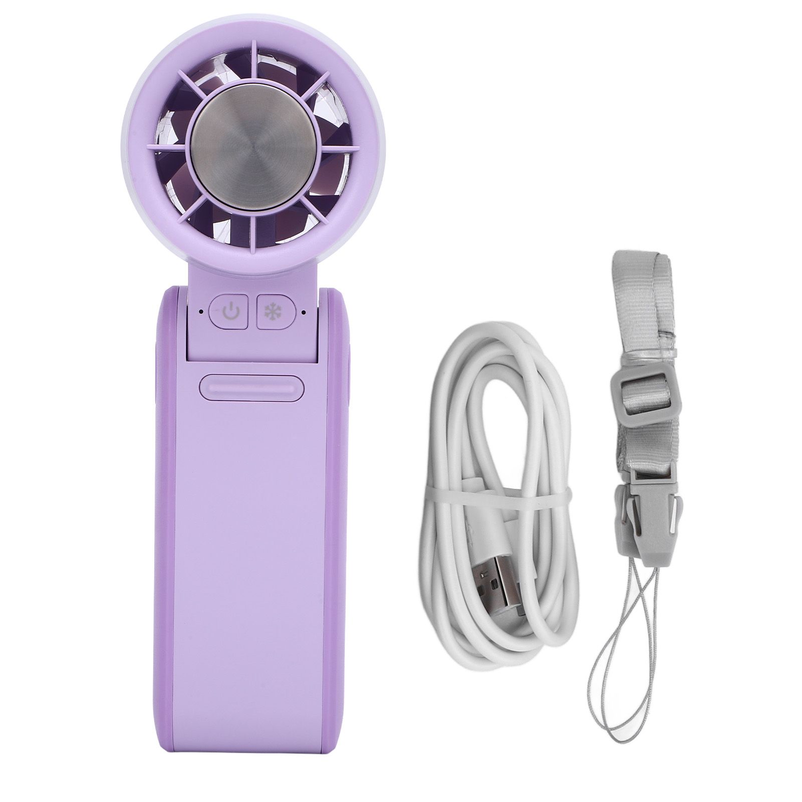 Portable Handheld Fan Rechargeable 4000mah 4 Gears Wind Semiconductor Cooling view 3