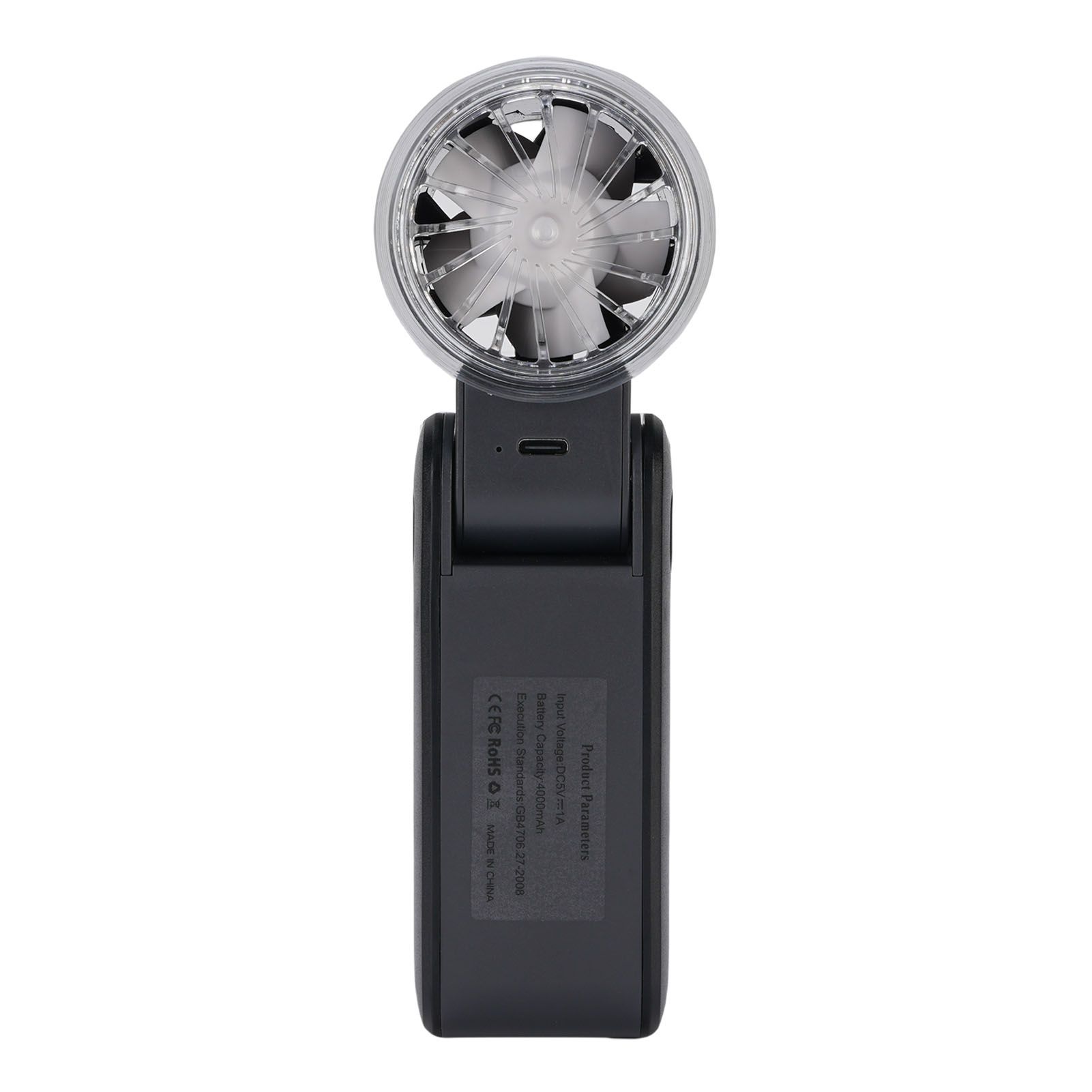 Handheld Portable Fan Quiet 4000mAh Rechargeable Personal Battery Operated view 8