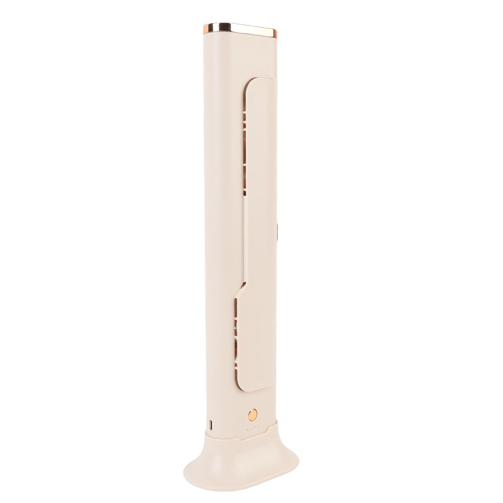 Small Tower Fan USB Rechargeable Powerful Wind Space Saving Bladeless Desk Fan view 11