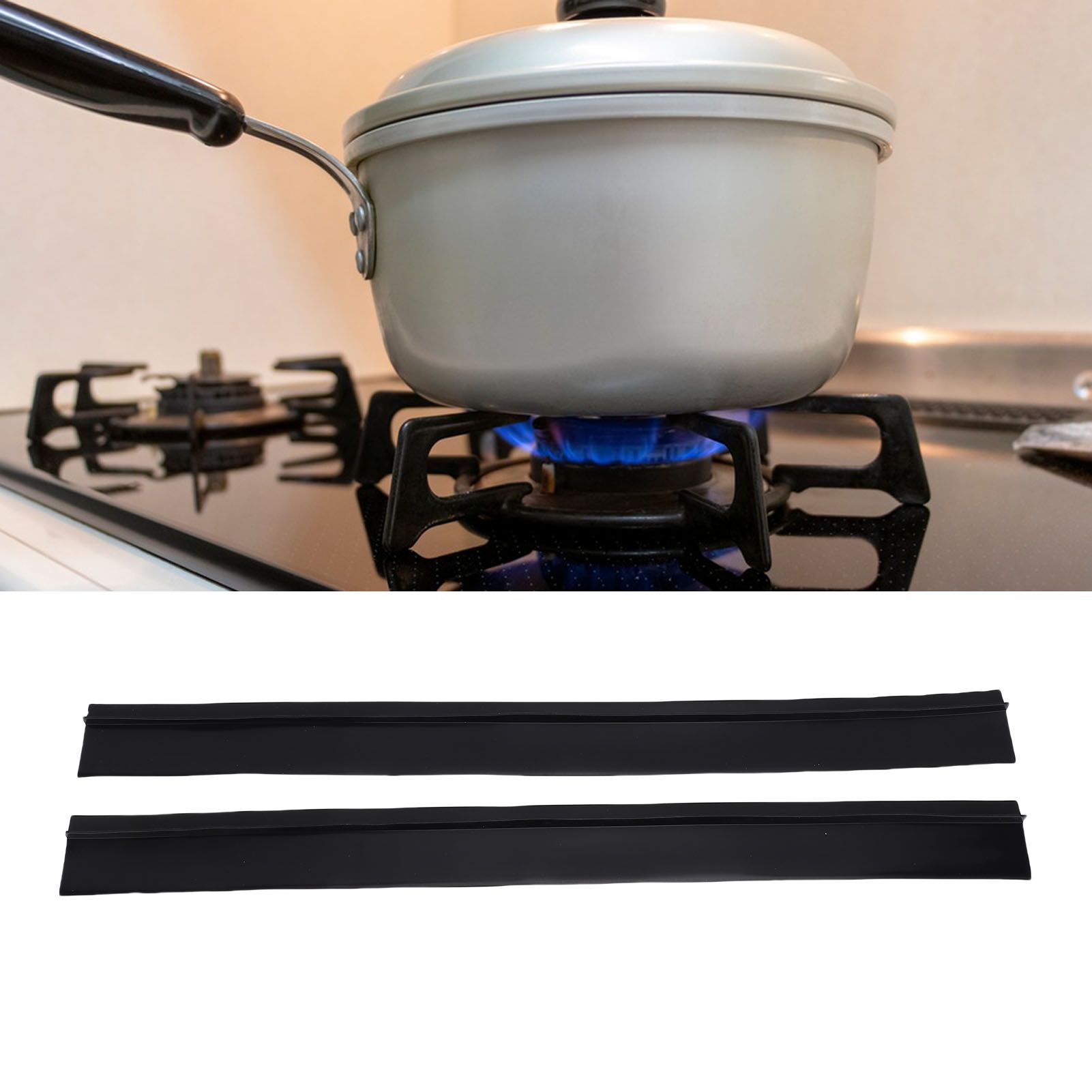 Stove Gap Cover Oil Proof Grease Proof Reusable Silicone Counter Gap Filler view 11