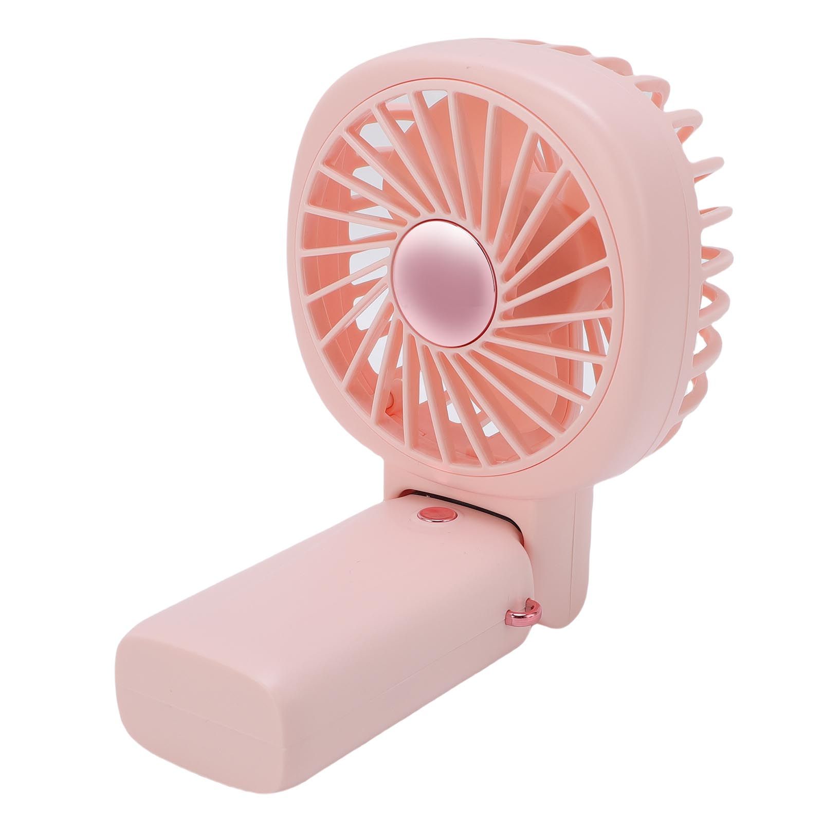 Portable Handheld Fan Power Bank Silent Neck Hanging USB Desktop Fan for view 8